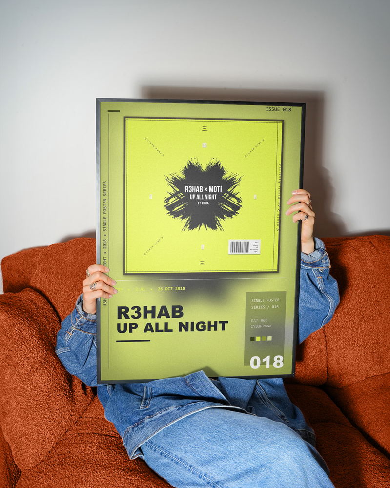 Music poster: R3HAB - Up All Night