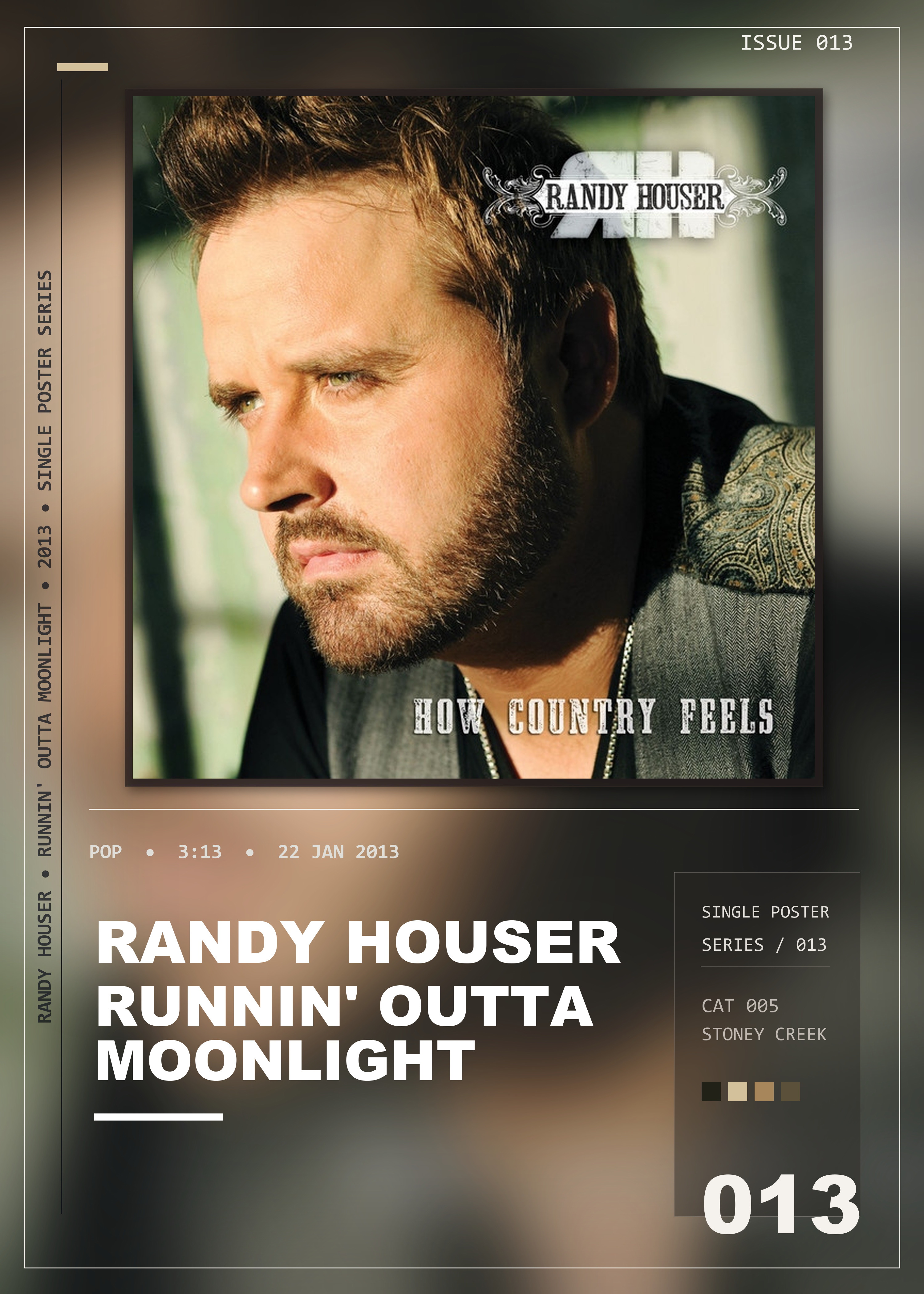 Music poster: Randy Houser - Runnin Outta Moonlight