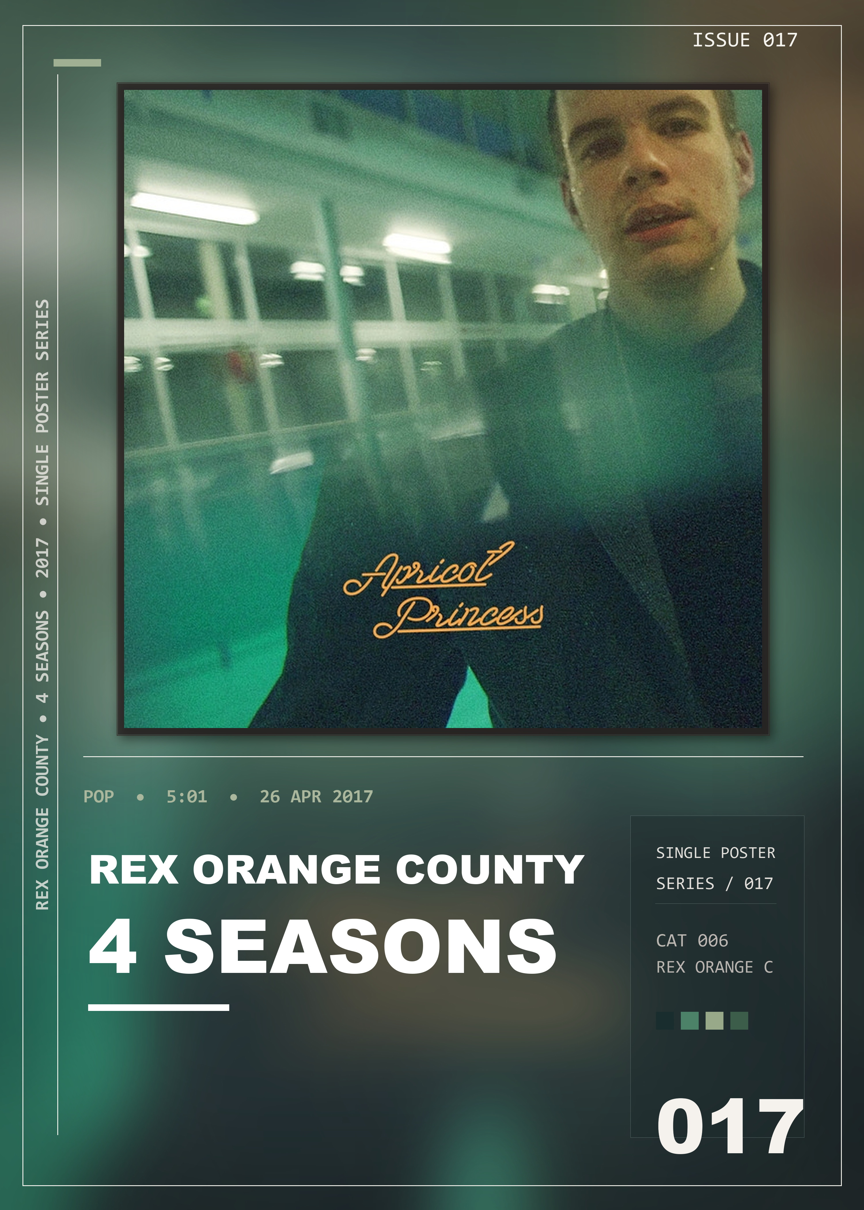 Music poster: Rex Orange County - 4 Seasons
