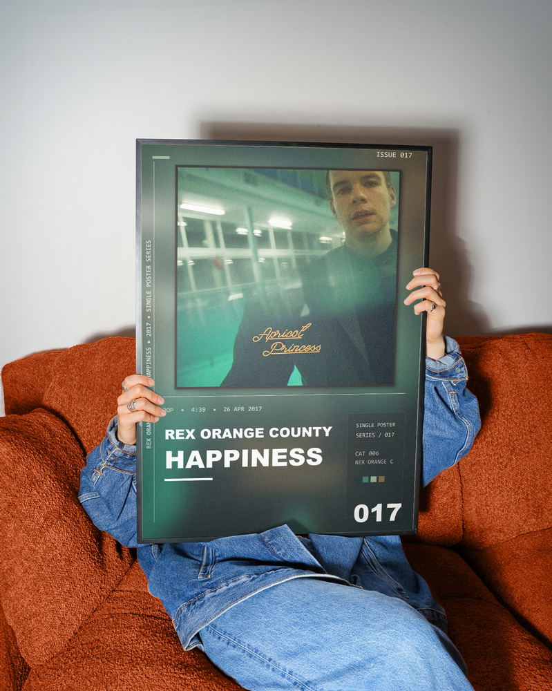 Music poster: Rex Orange County - Happiness