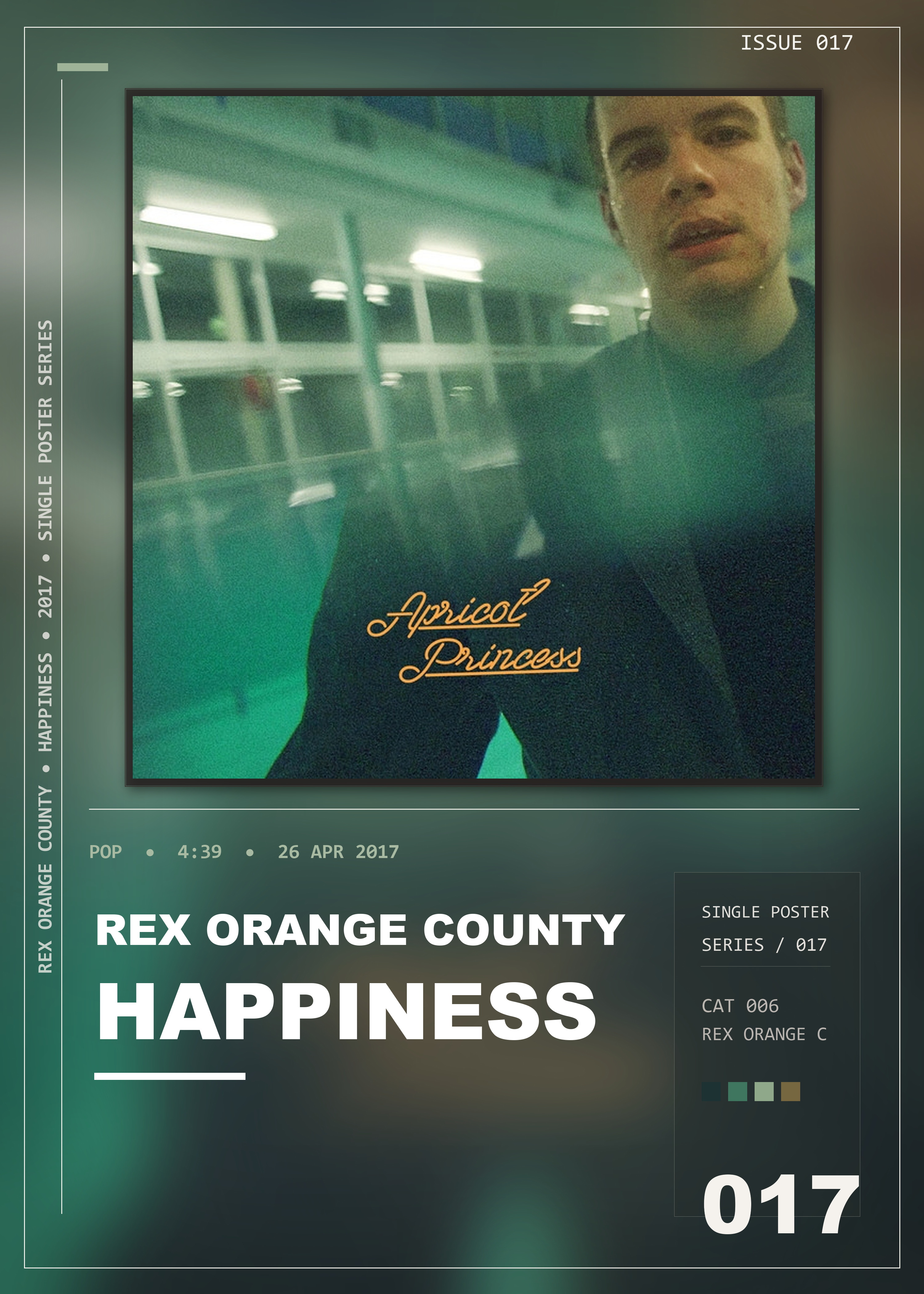 Music poster: Rex Orange County - Happiness