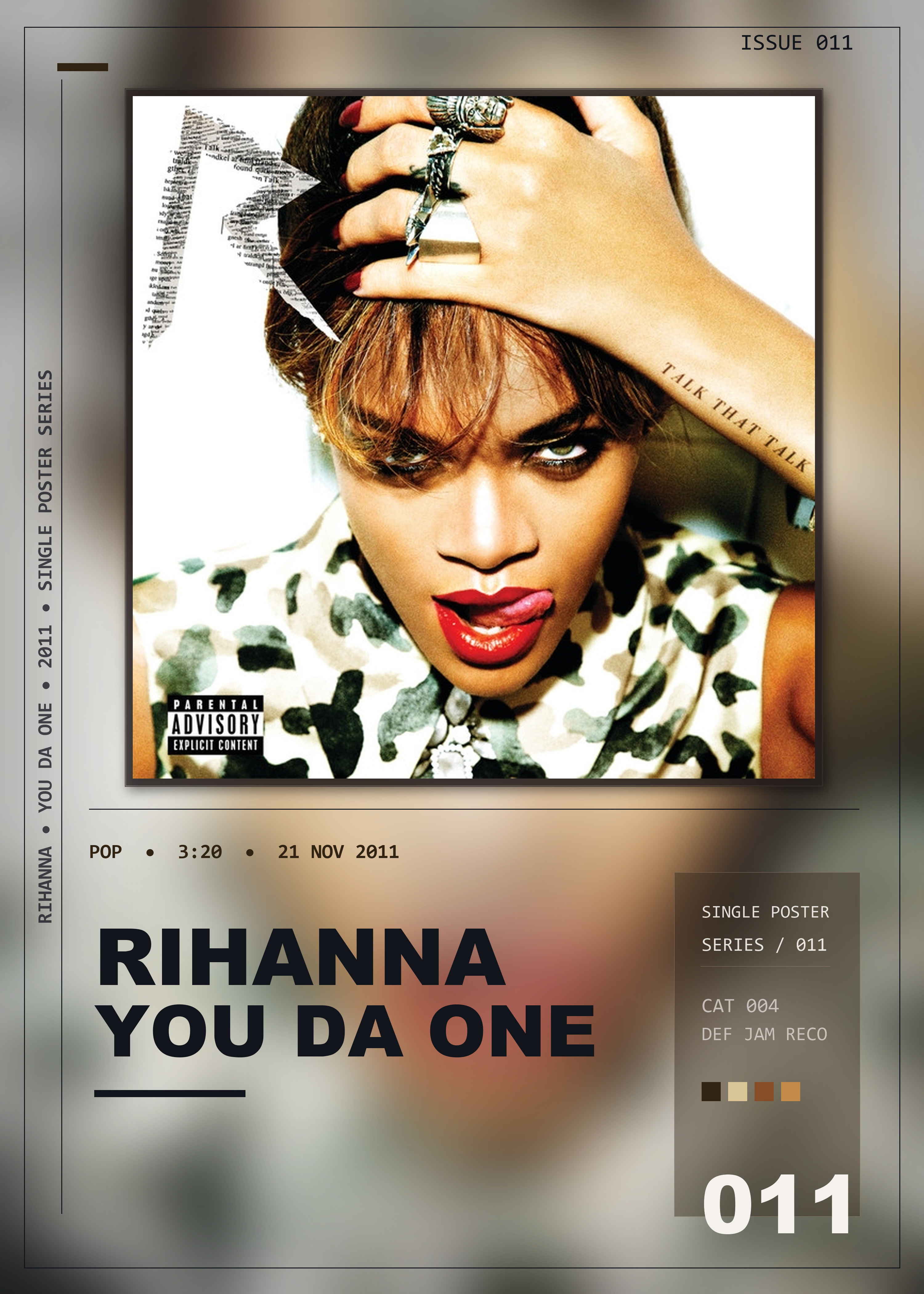 Music poster: Rihanna - You Da One