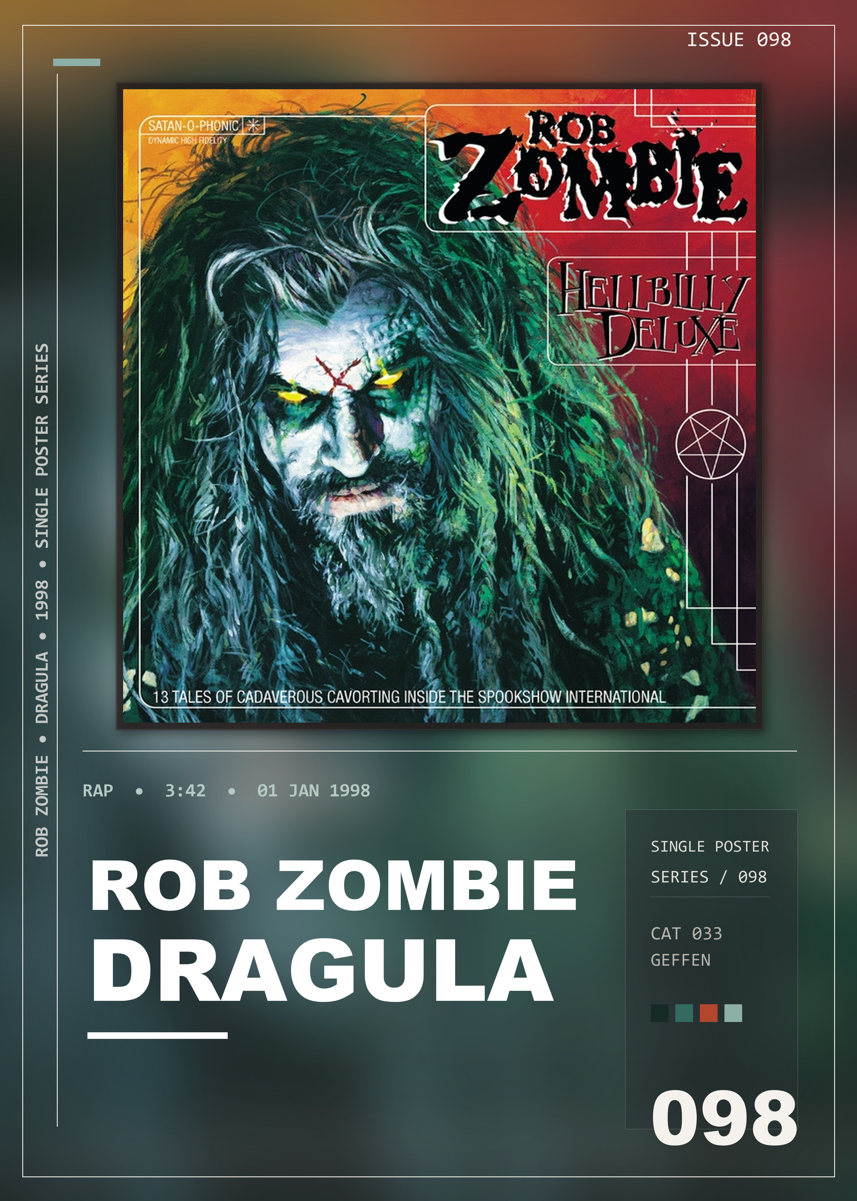 Music poster: Rob Zombie - Dragula