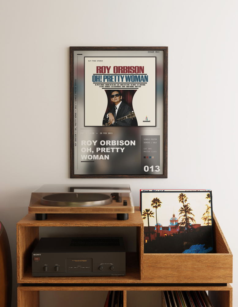 Music poster: Roy Orbison - Oh Pretty Woman