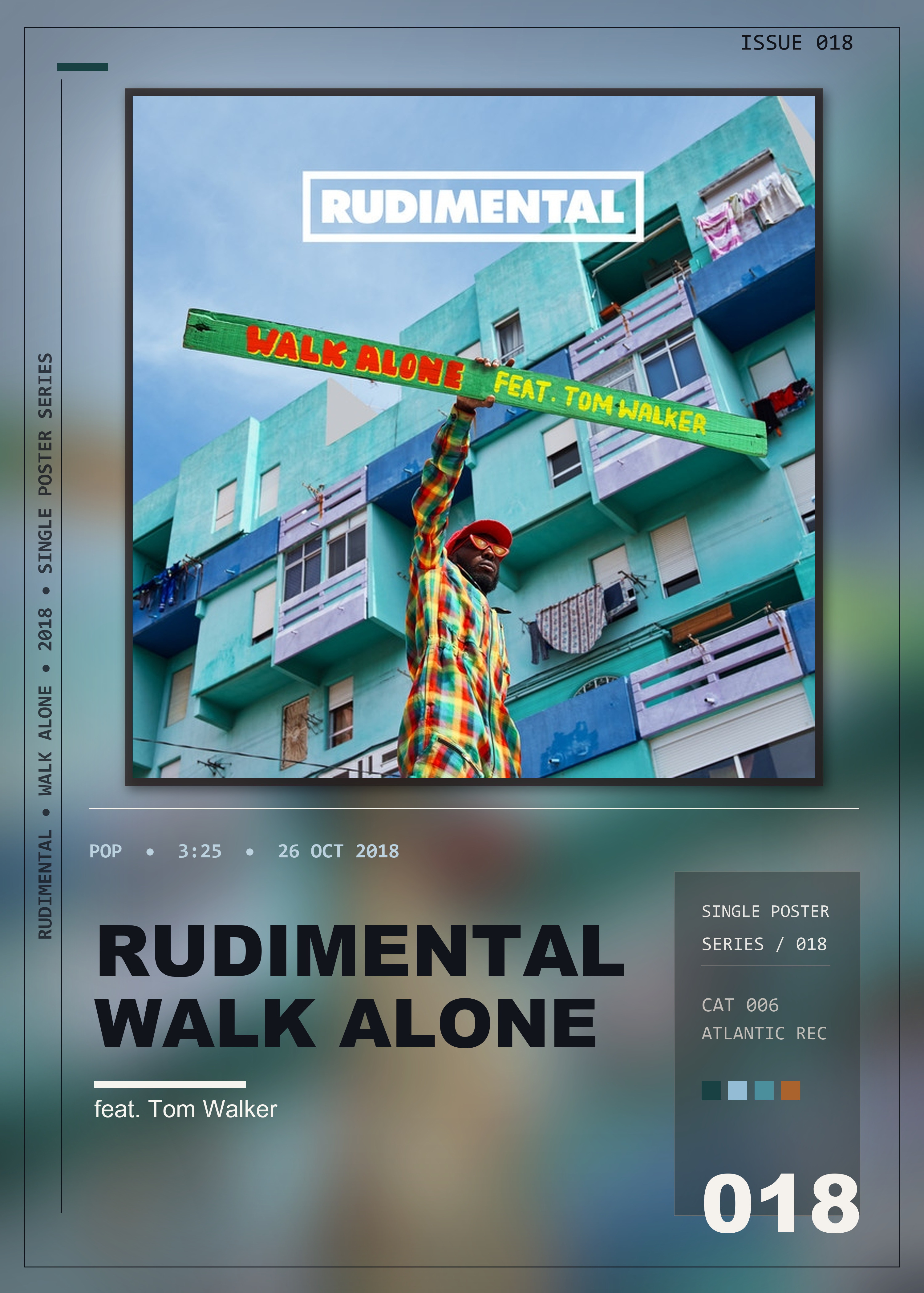 Music poster: Rudimental - Walk Alone feat Tom Walker