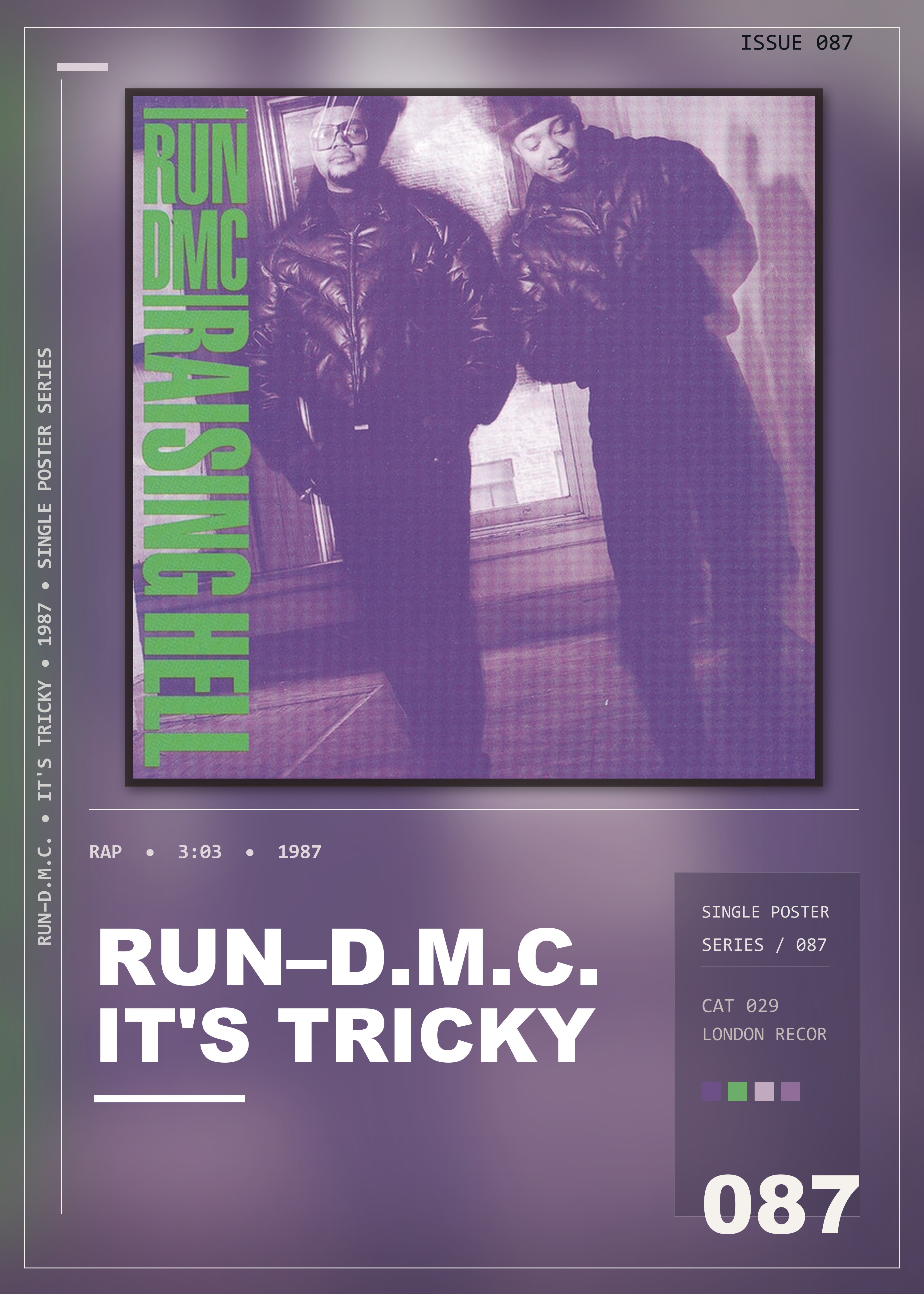 Music poster: RunDMC - Its Tricky