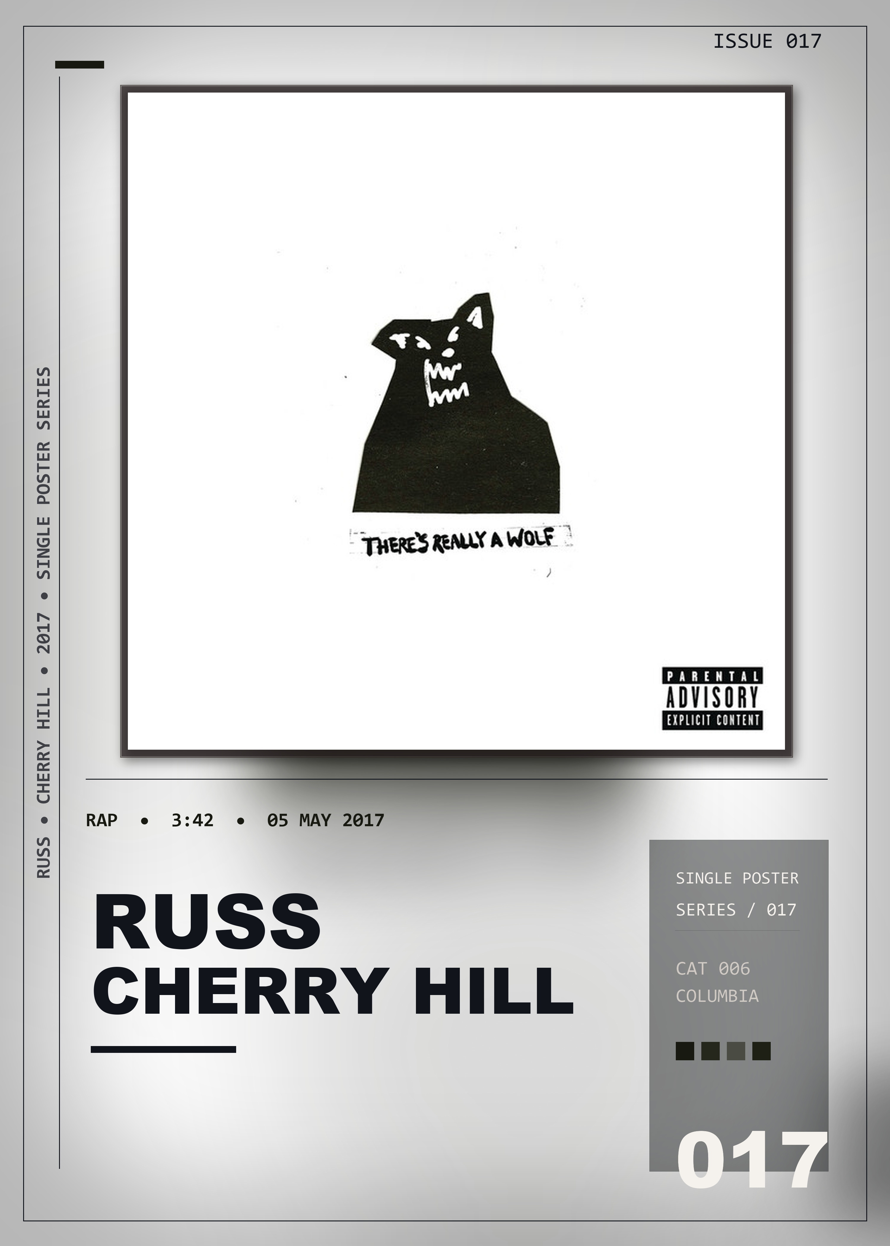 Music poster: Russ - Cherry Hill