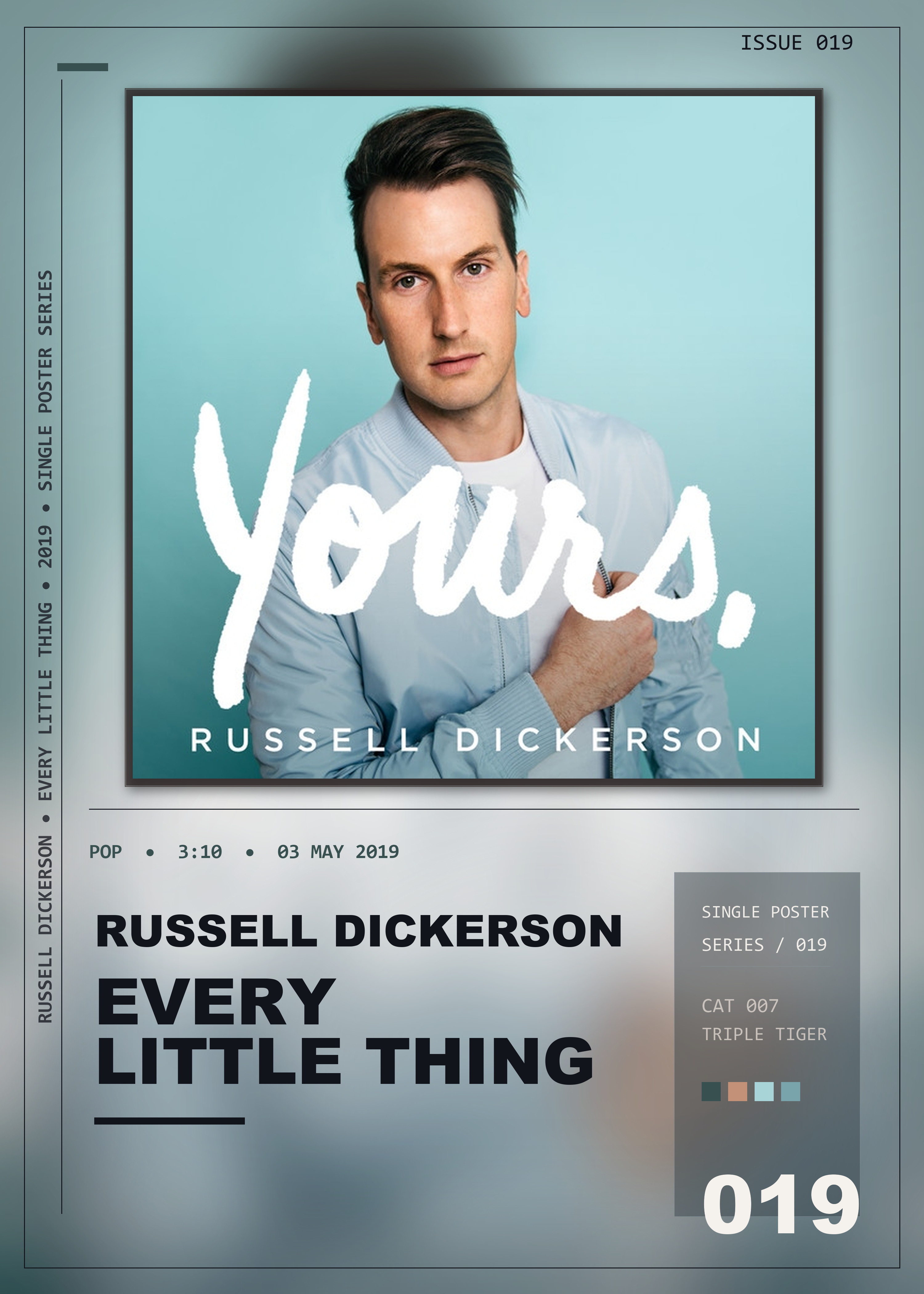 Music poster: Russell Dickerson - Every Little Thing