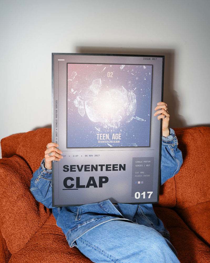 Music poster: SEVENTEEN - CLAP