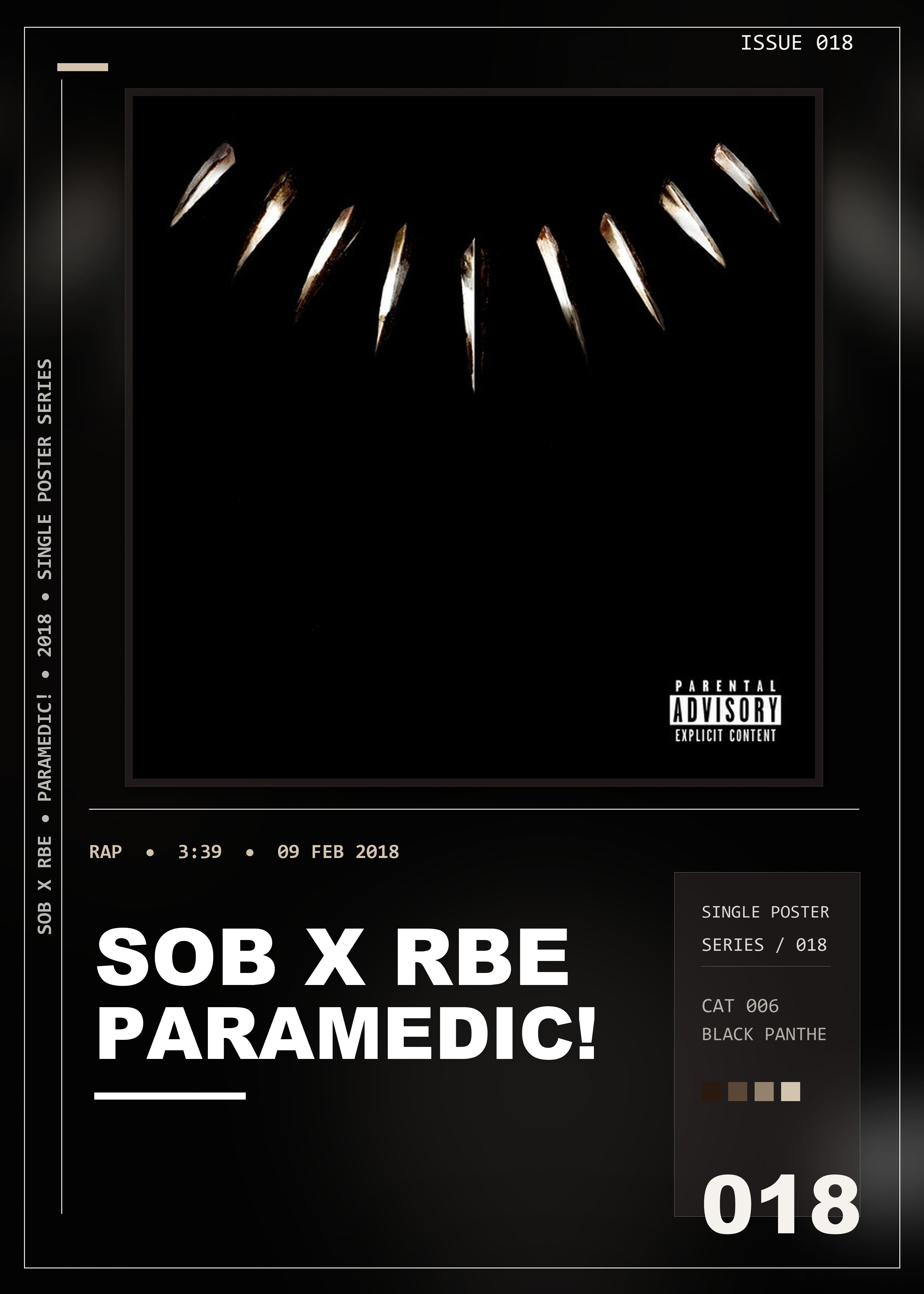 Music poster: SOB X RBE - Paramedic