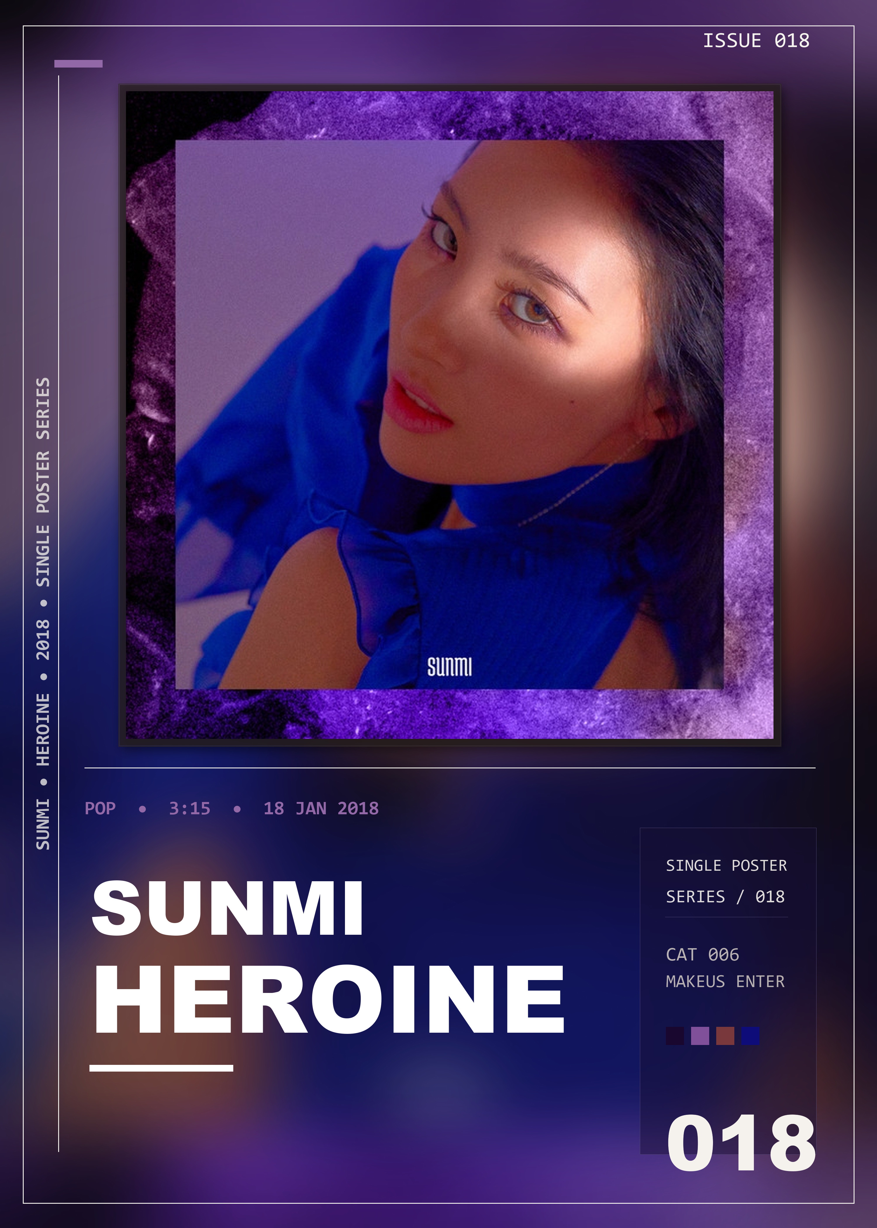 Music poster: SUNMI - Heroine