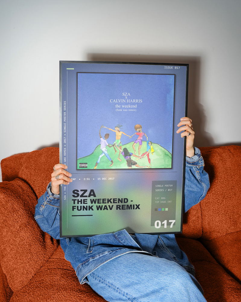 Music poster: SZA - The Weekend - Funk Wav Remix