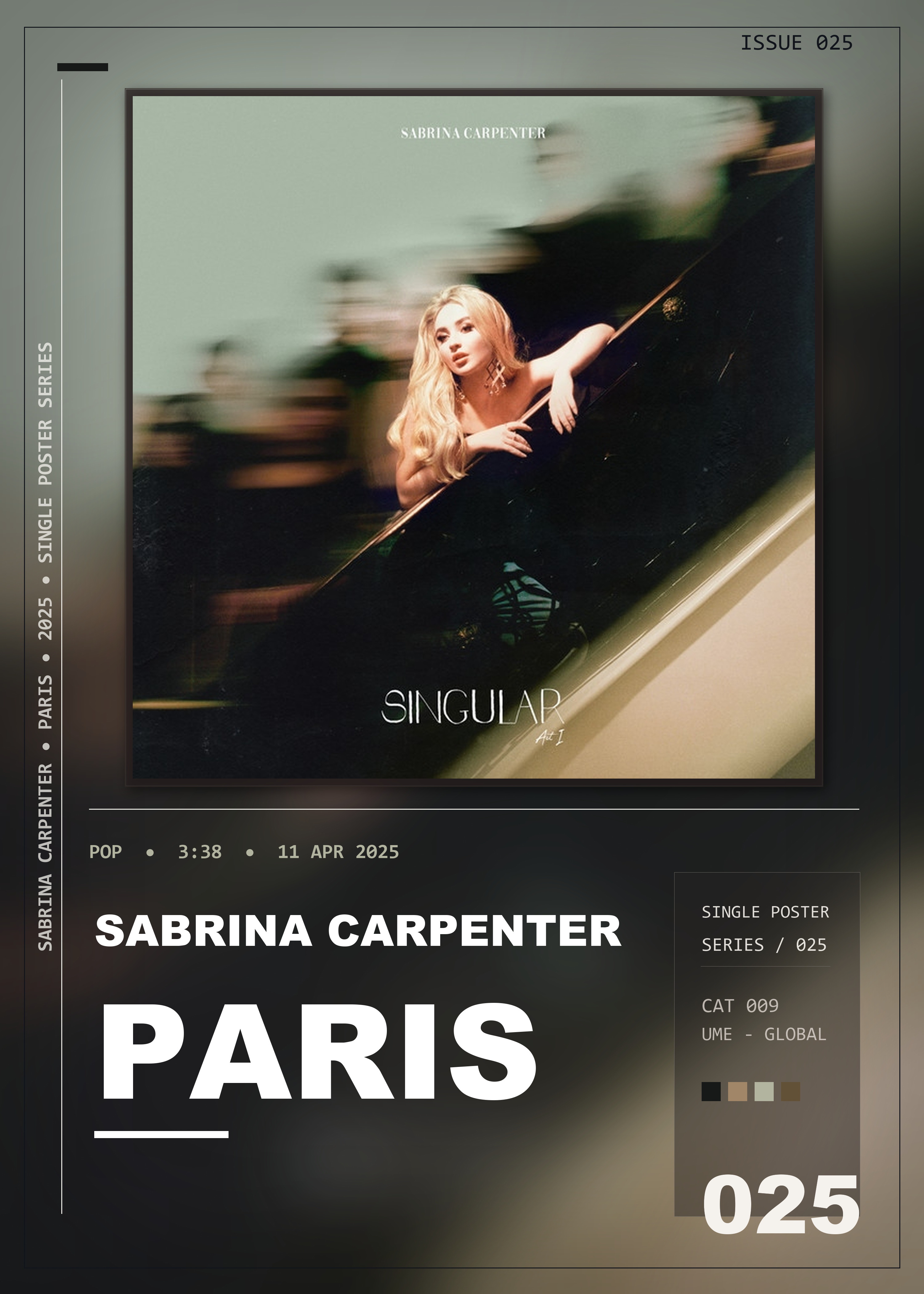 Music poster: Sabrina Carpenter - Paris