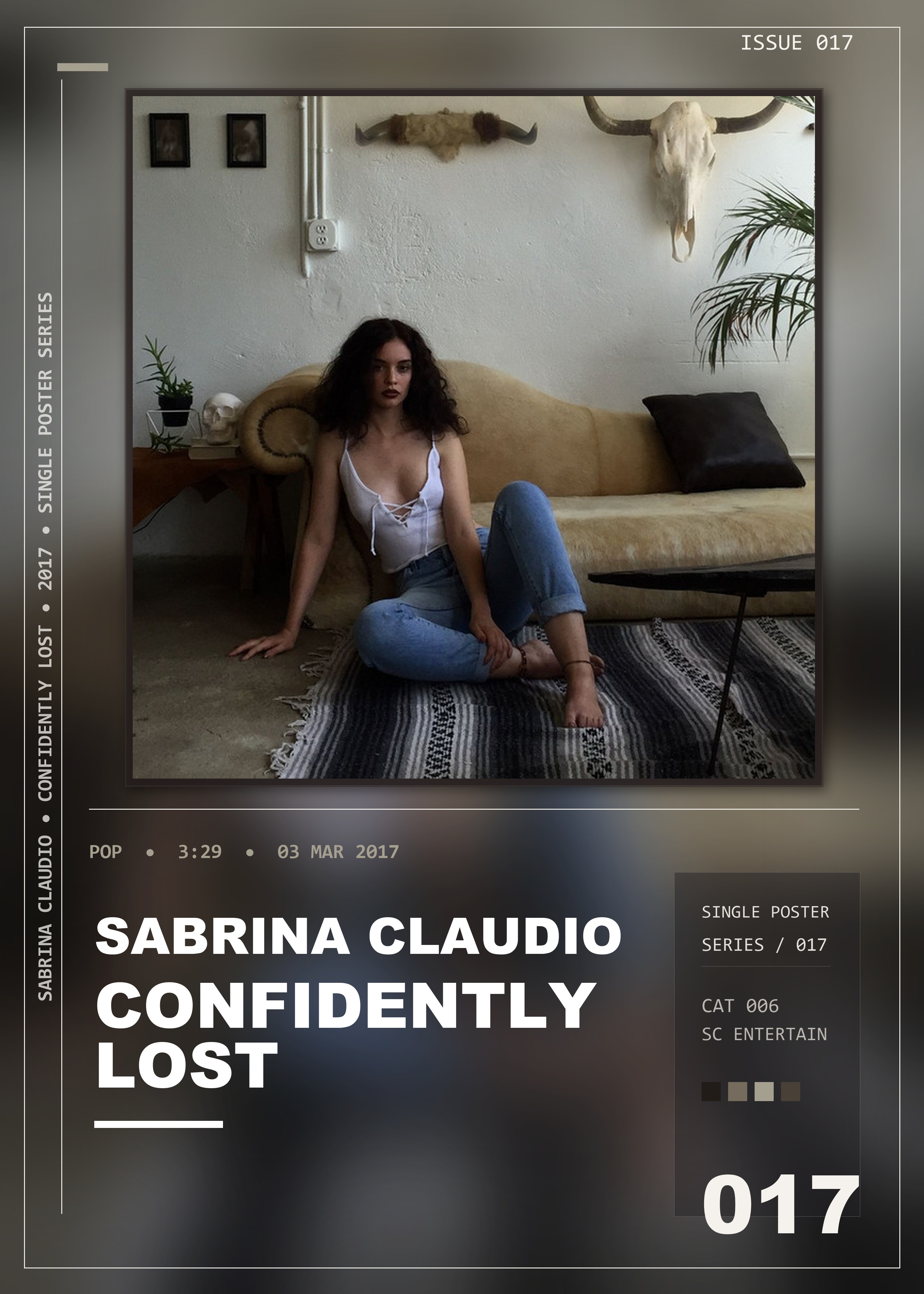 Music poster: Sabrina Claudio - Confidently Lost