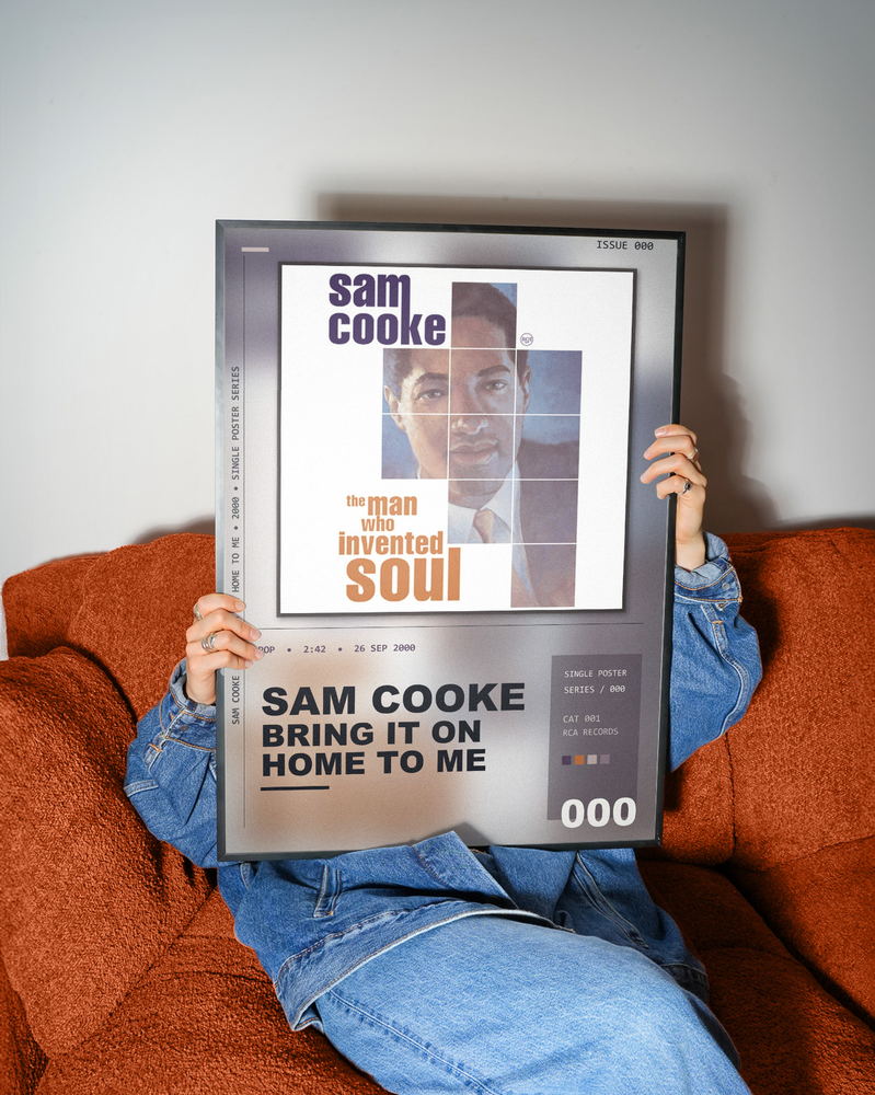 Music poster: Sam Cooke - Bring It On Home to Me
