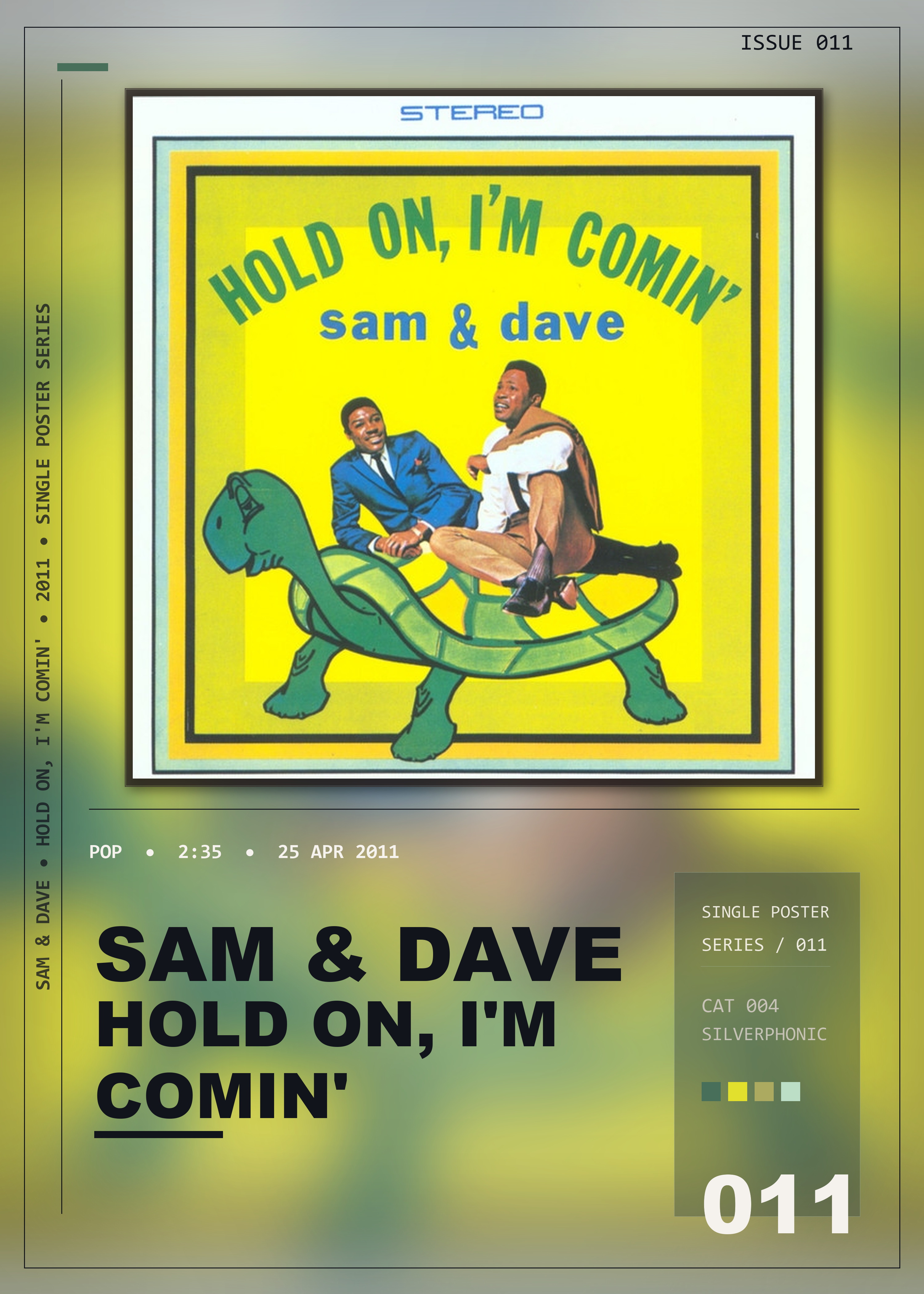 Music poster: Sam Dave - Hold On Im Comin