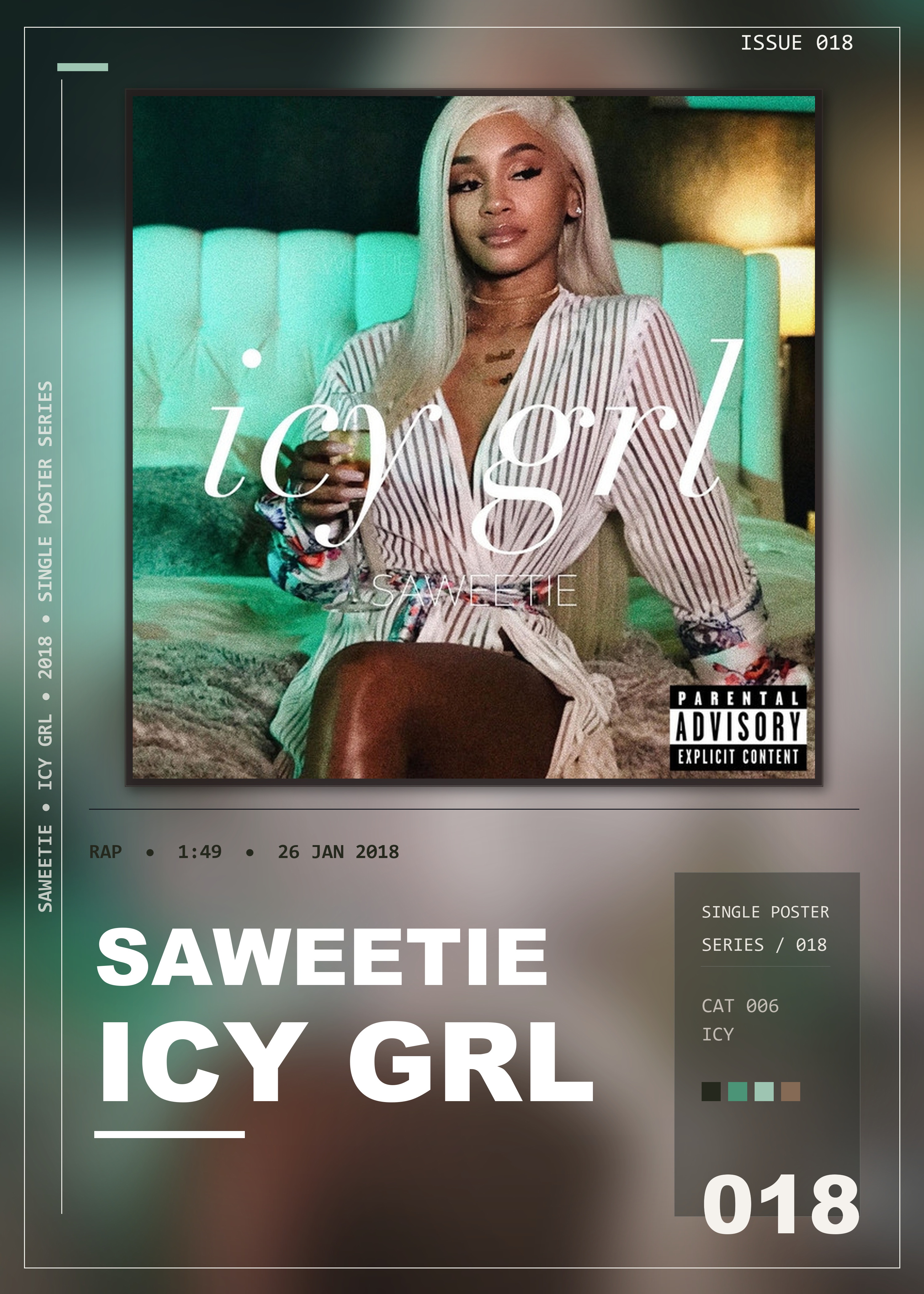 Music poster: Saweetie - ICY GRL