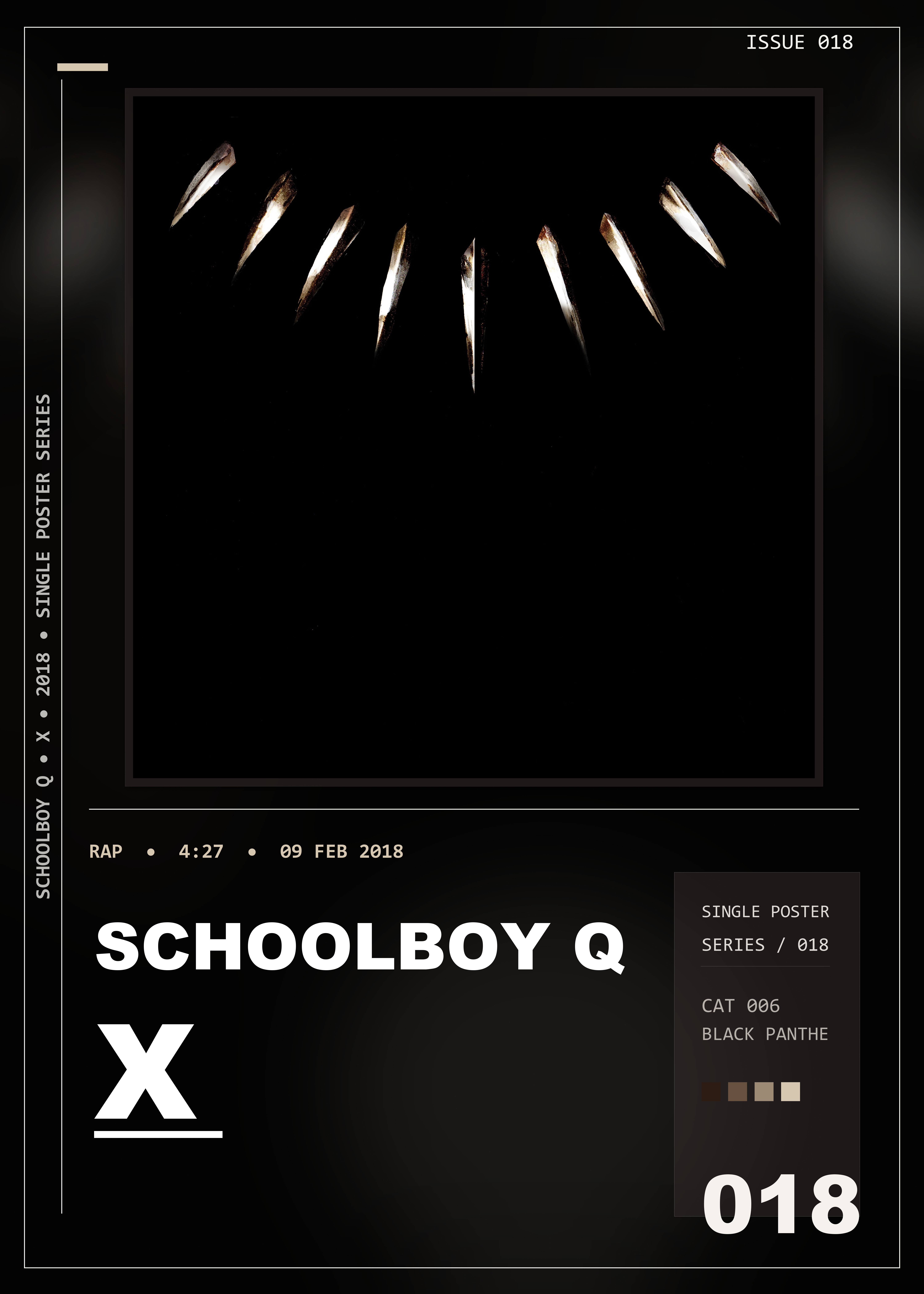 Music poster: ScHoolboy Q - X with 2 Chainz Saudi