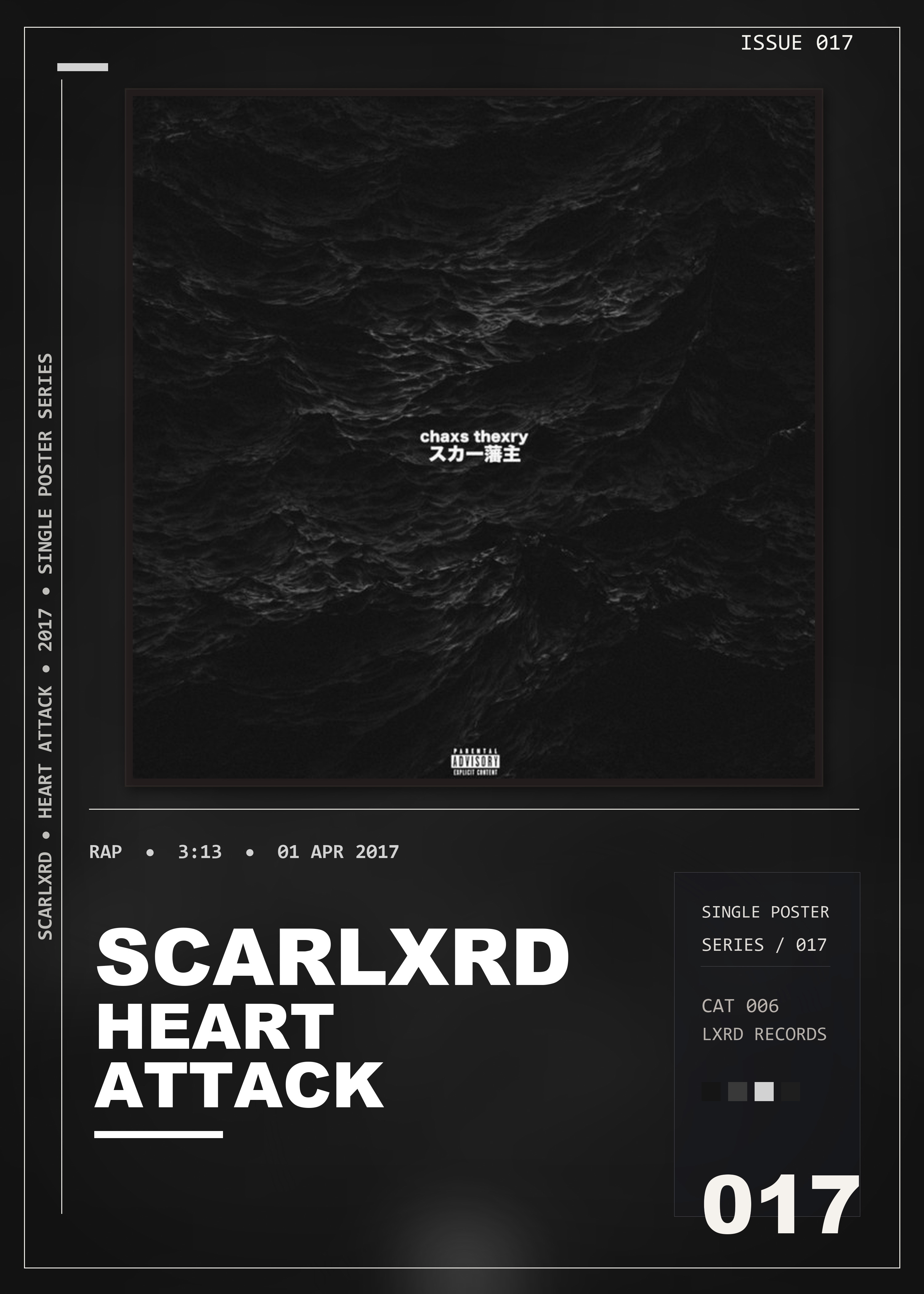 Music poster: Scarlxrd - Heart Attack