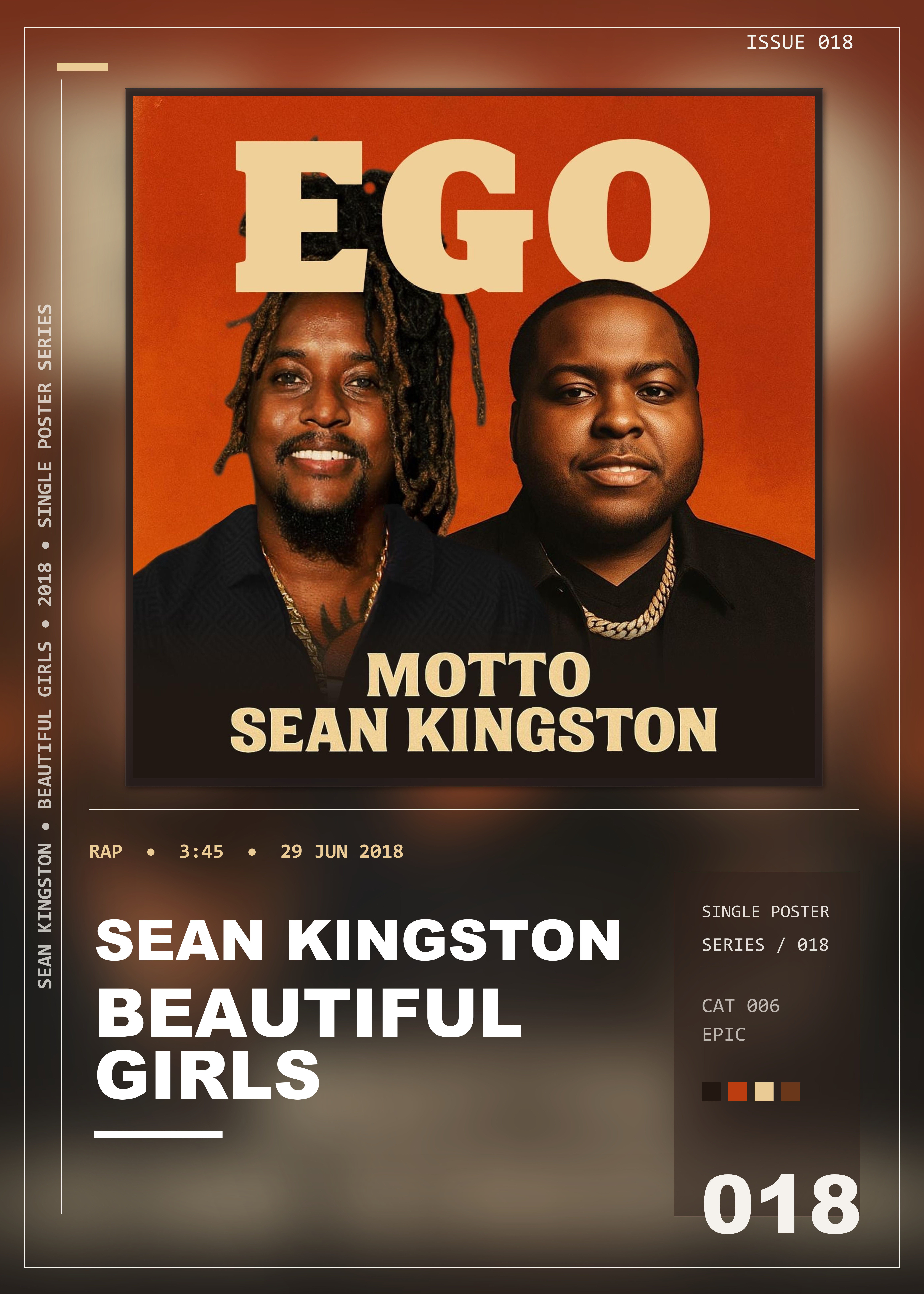 Music poster: Sean Kingston - Beautiful Girls