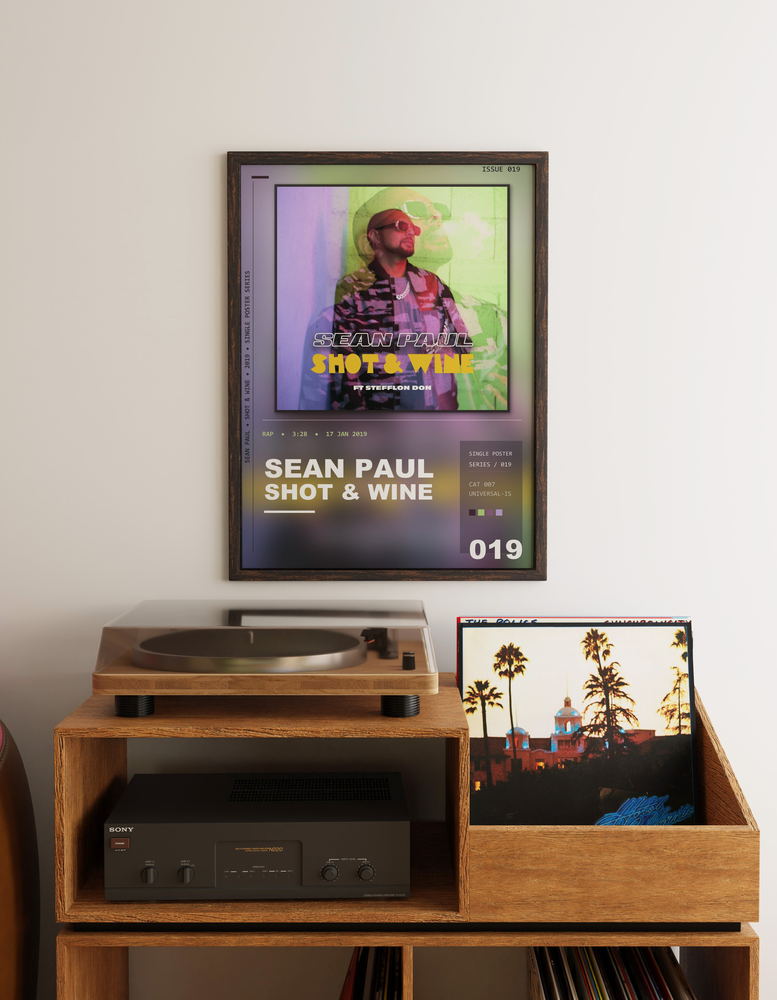 Music poster: Sean Paul - Shot Wine
