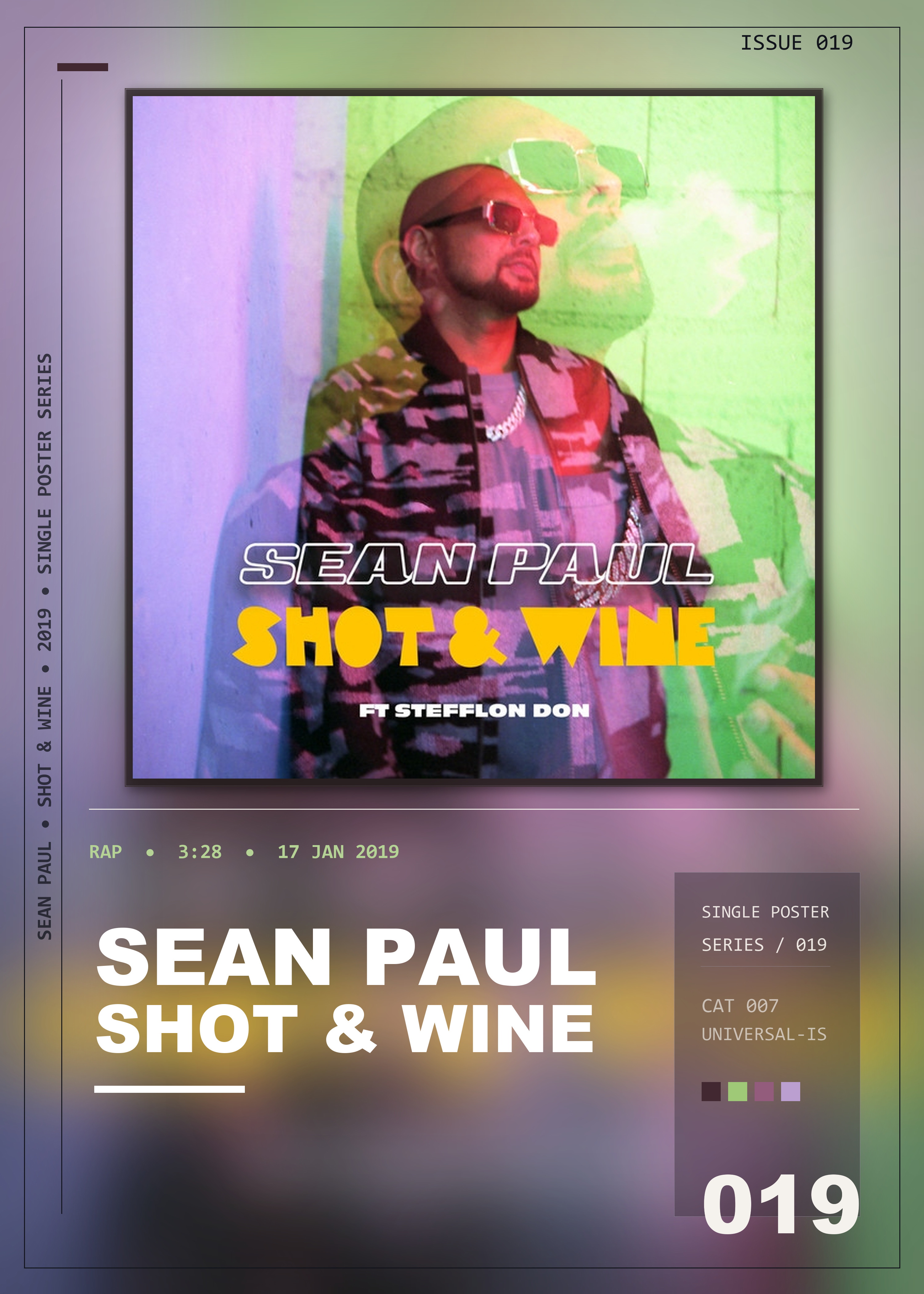 Music poster: Sean Paul - Shot Wine