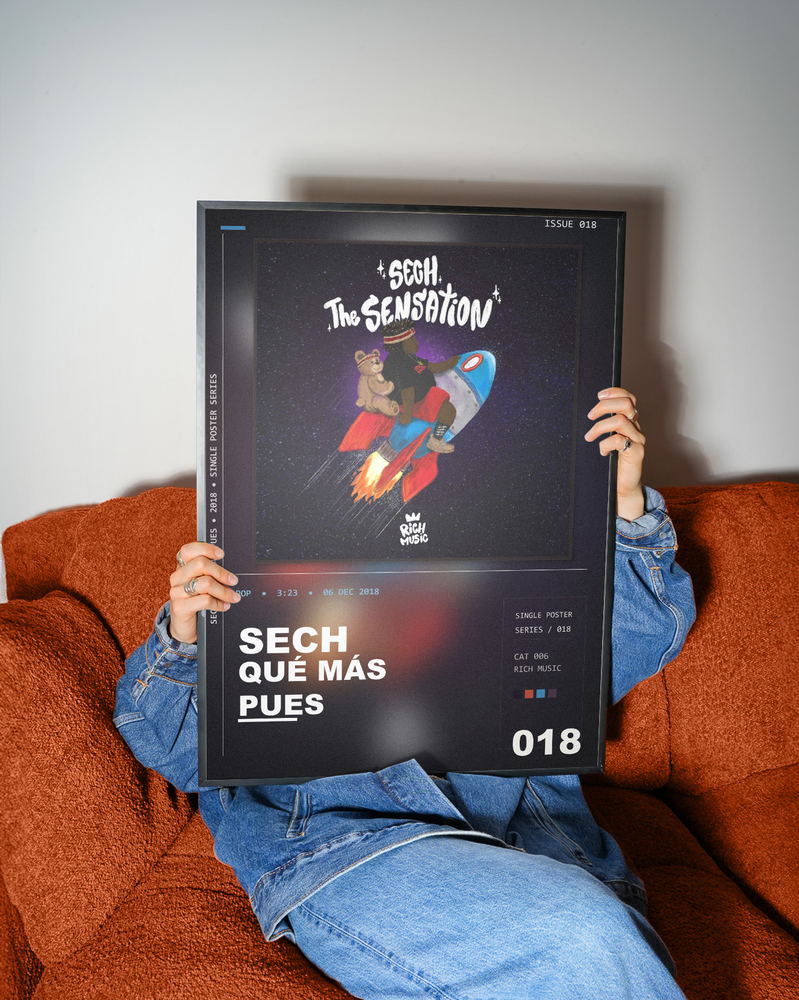 Music poster: Sech - Qué Más Pues