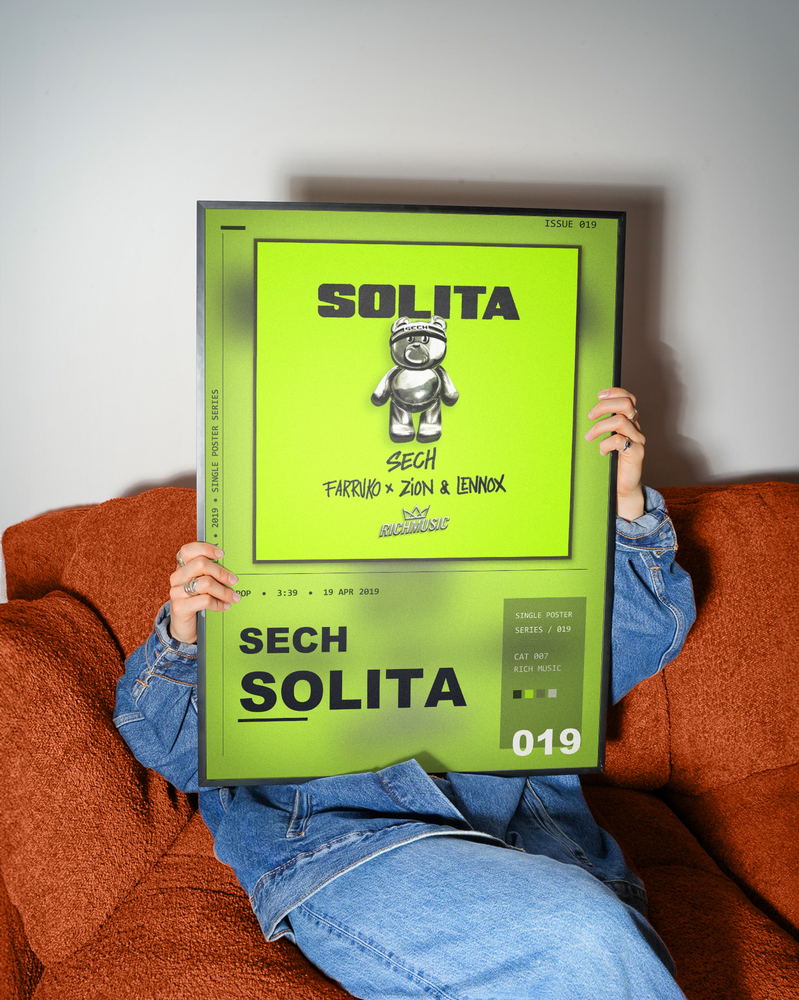 Music poster: Sech - Solita