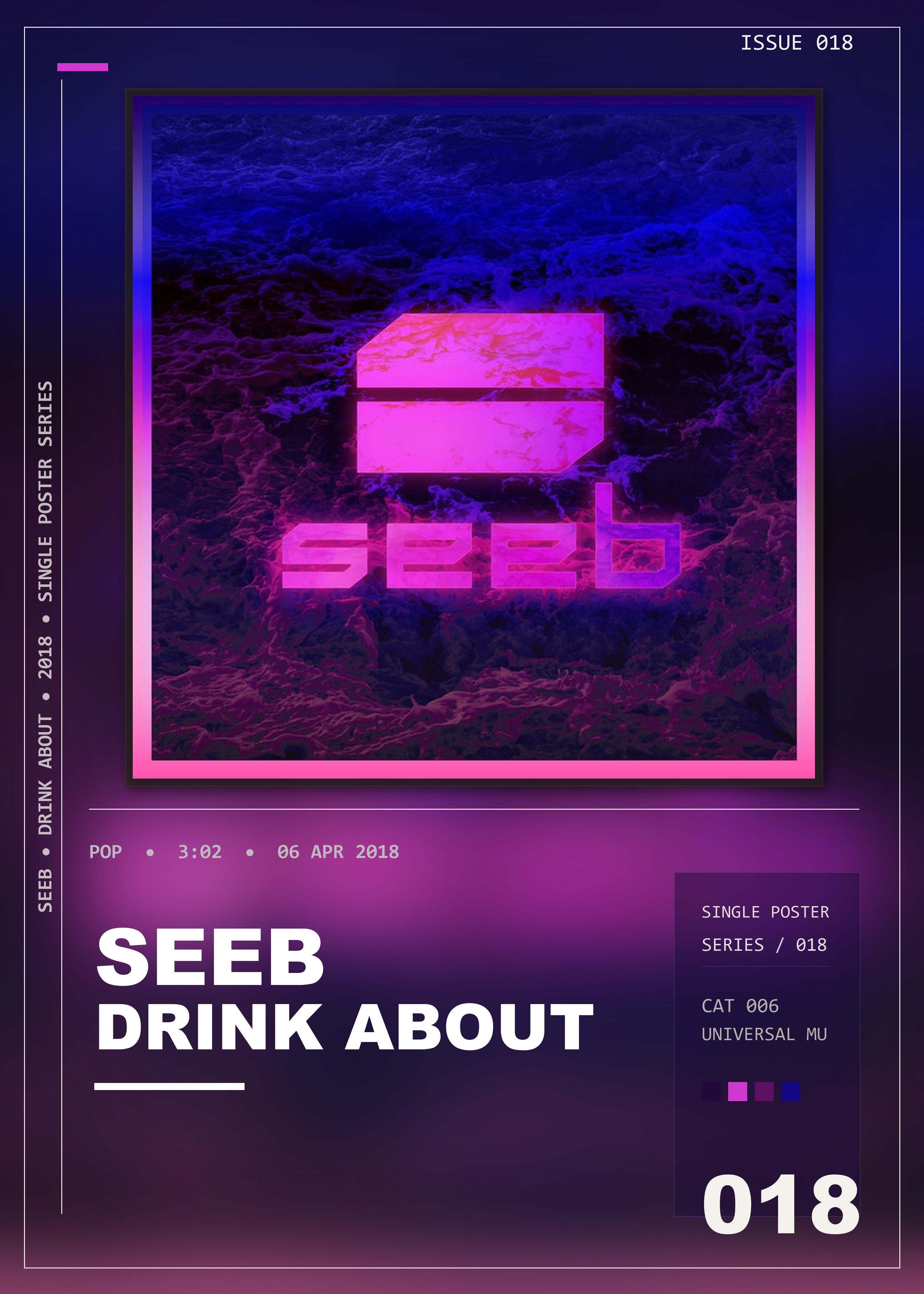 Music poster: Seeb - Drink About
