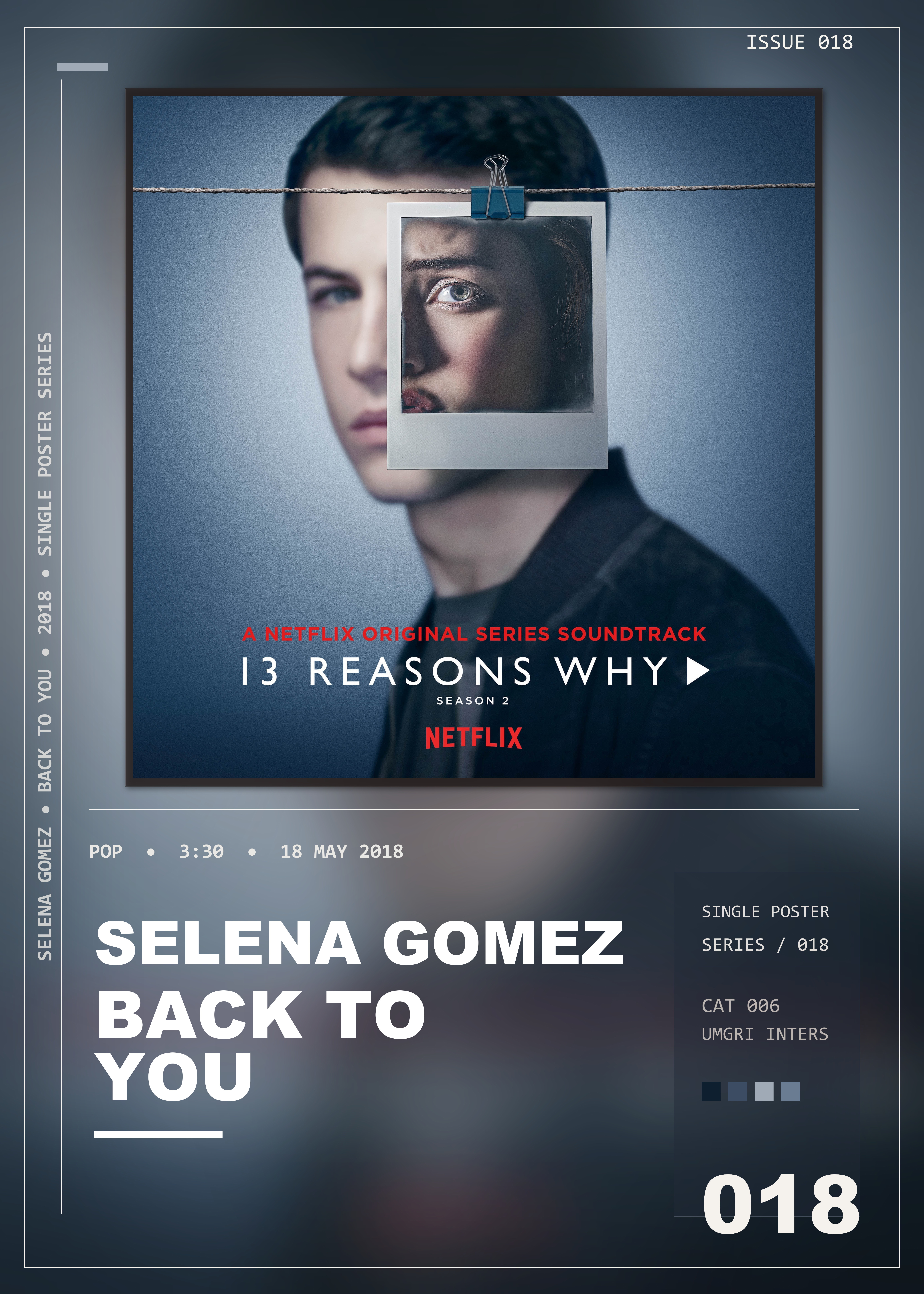 Music poster: Selena Gomez - Back To You