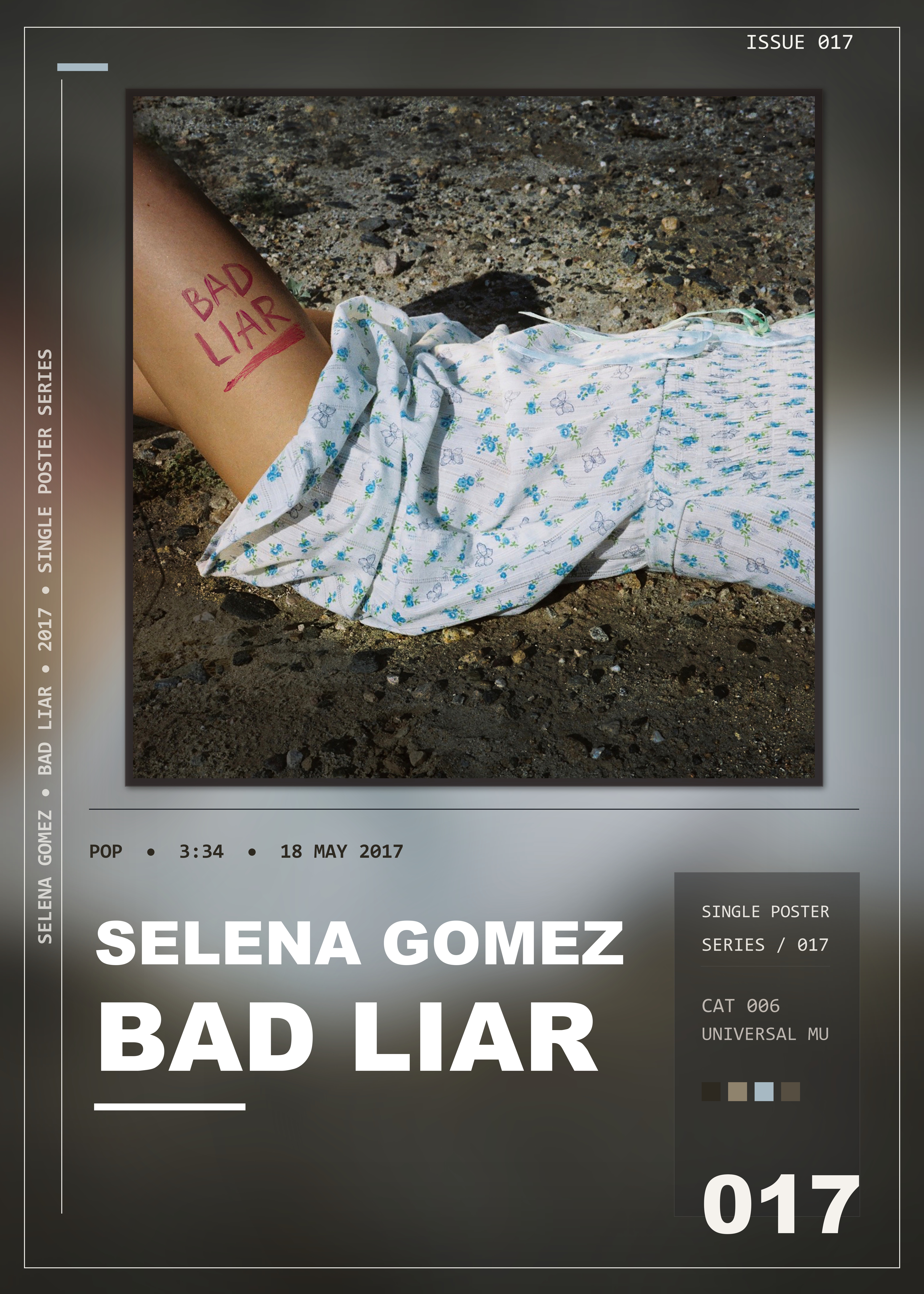 Music poster: Selena Gomez - Bad Liar