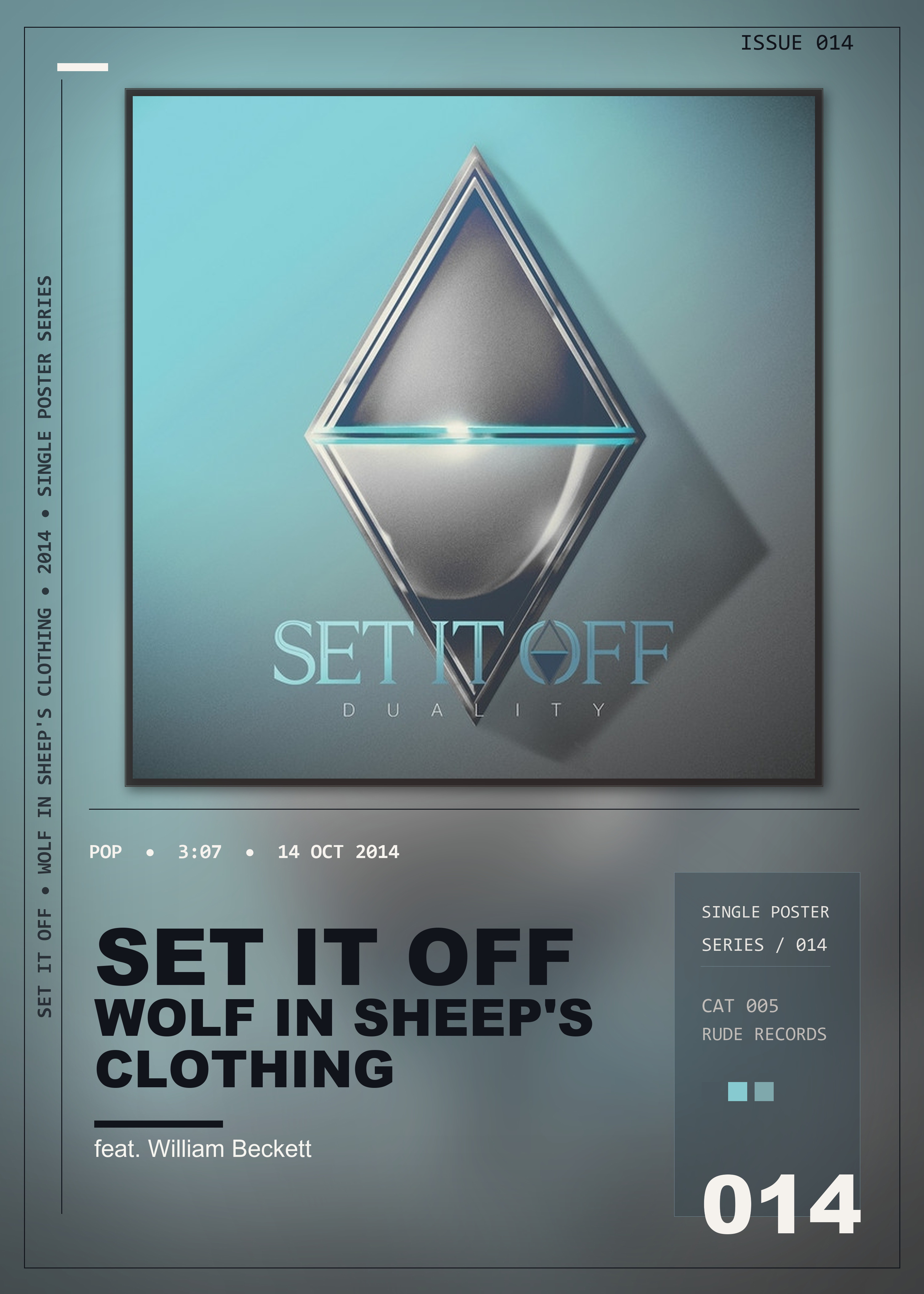 Music poster: Set It Off - Wolf in Sheeps Clothing feat William Beckett