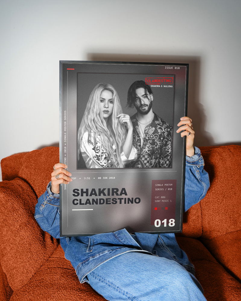 Music poster: Shakira - Clandestino