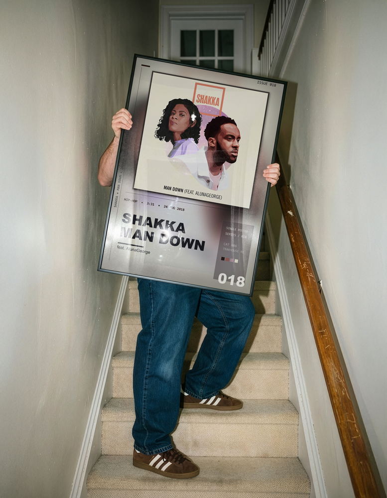 Music poster: Shakka - Man Down feat AlunaGeorge