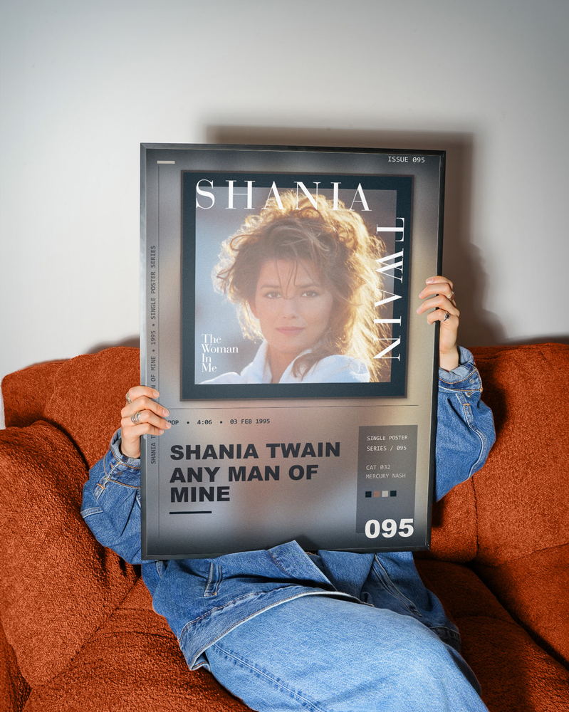 Music poster: Shania Twain - Any Man Of Mine