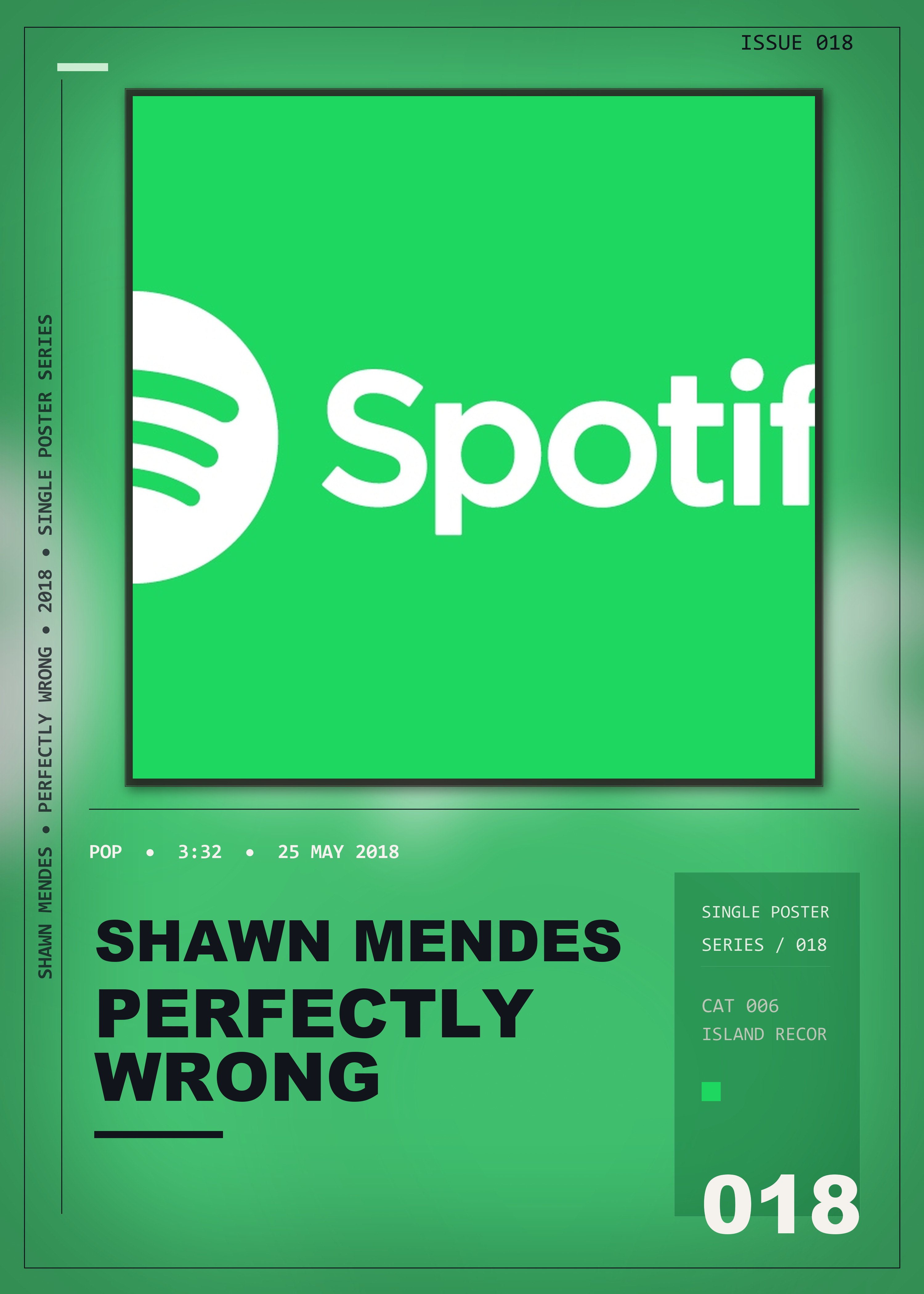 Music poster: Shawn Mendes - Perfectly Wrong