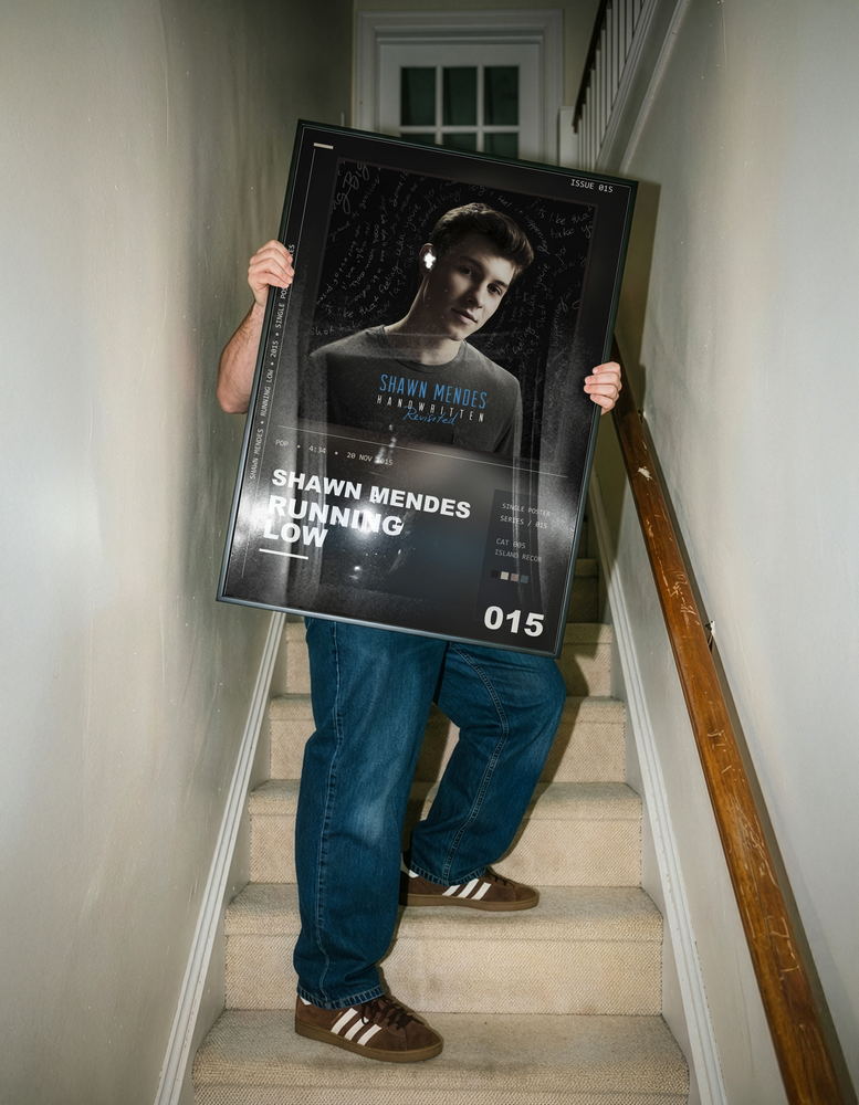Music poster: Shawn Mendes - Running Low