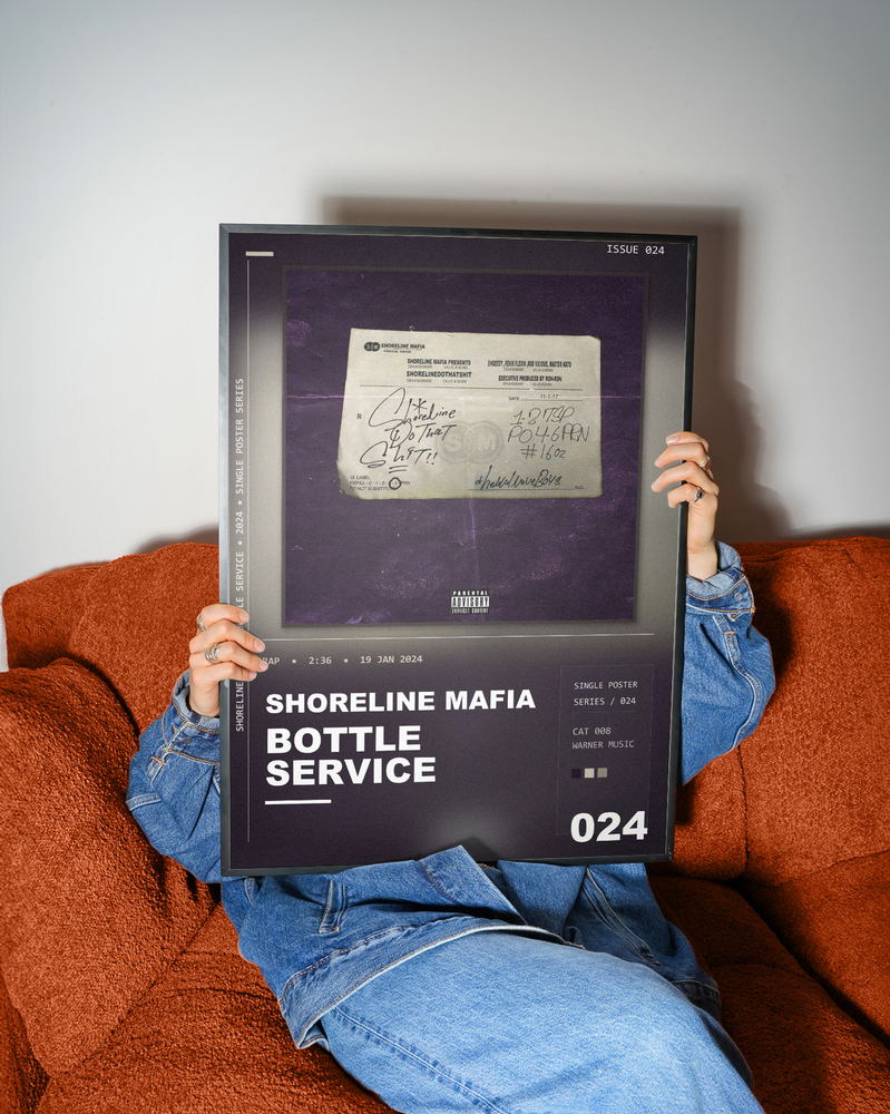 Music poster: Shoreline Mafia - Bottle Service
