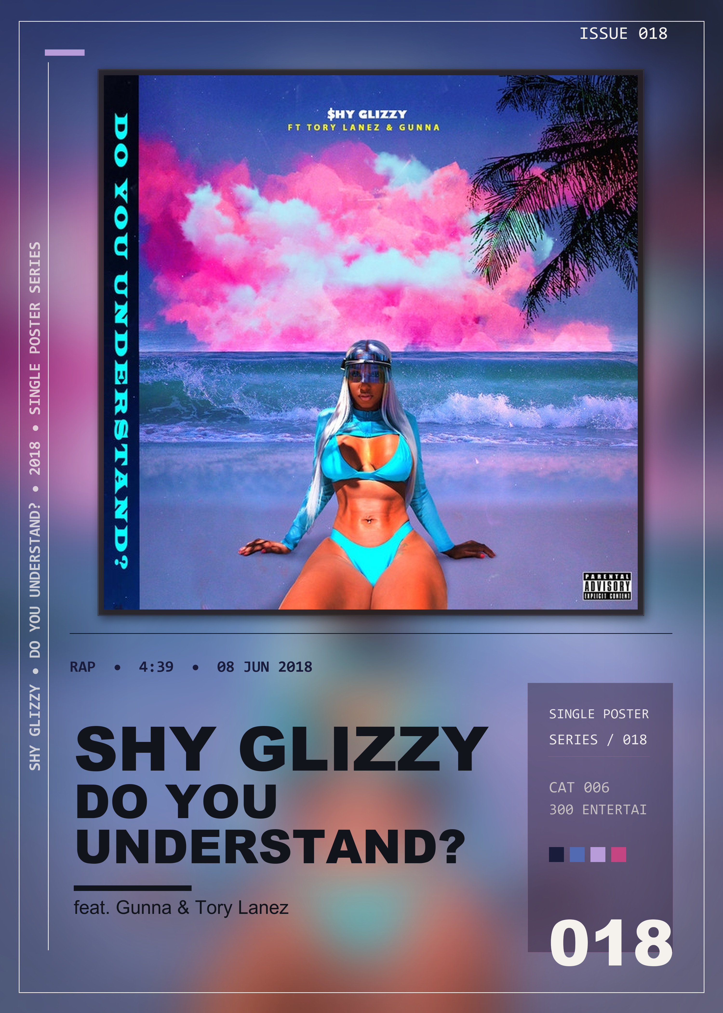 Music poster: Shy Glizzy - Do You Understand feat Gunna Tory Lanez