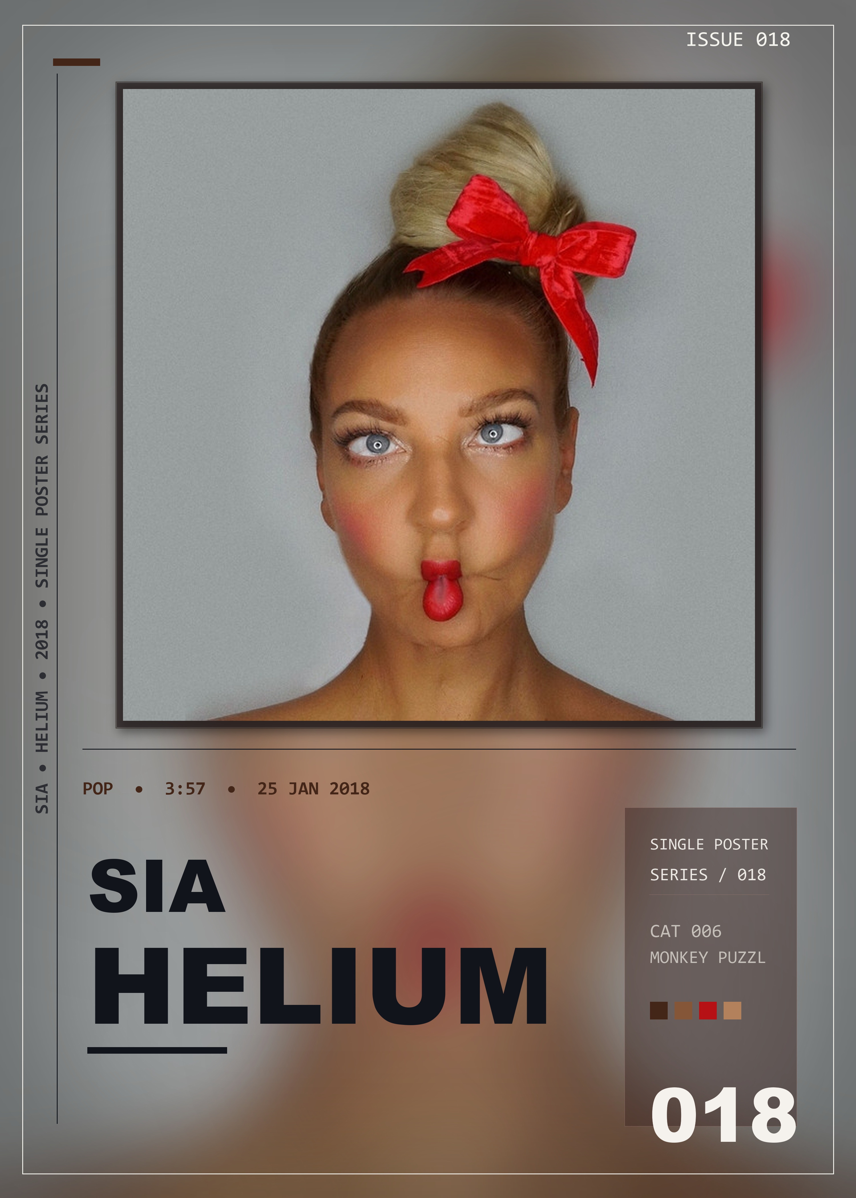 Music poster: Sia - Helium Sia vs David Guetta Afrojack