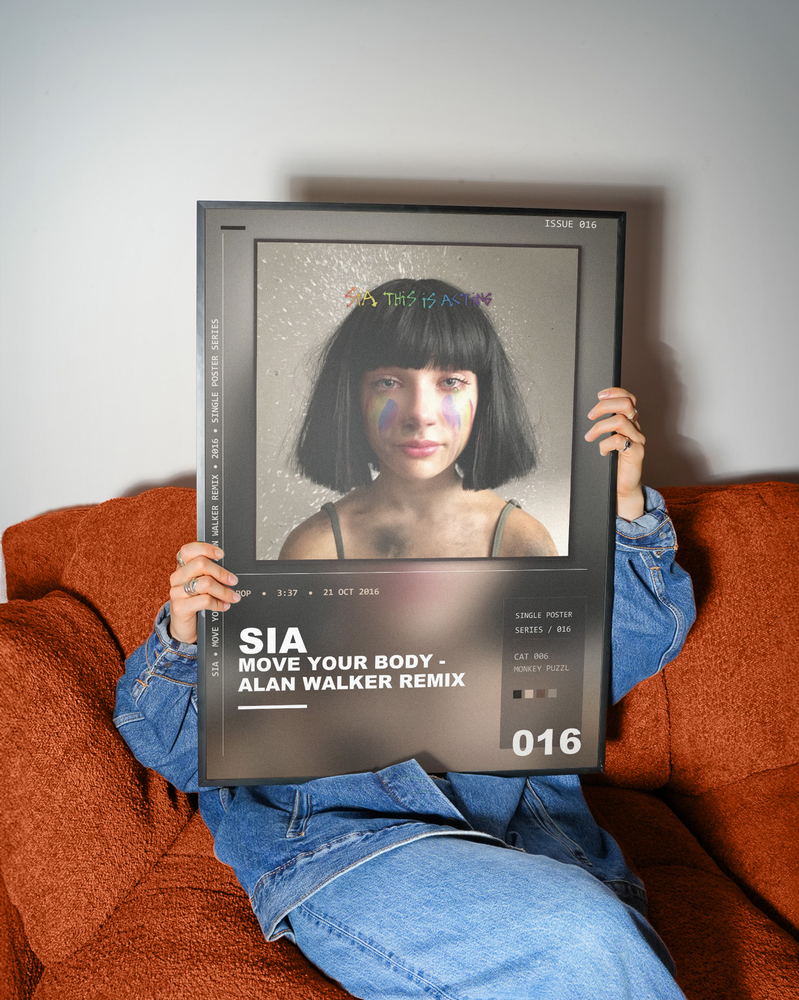 Music poster: Sia - Move Your Body - Alan Walker Remix