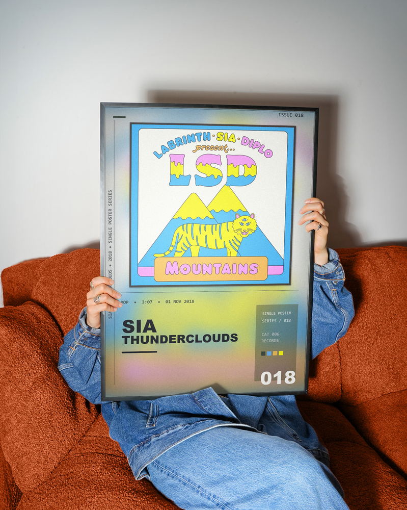 Music poster: Sia - Thunderclouds with Sia Diplo Labrinth