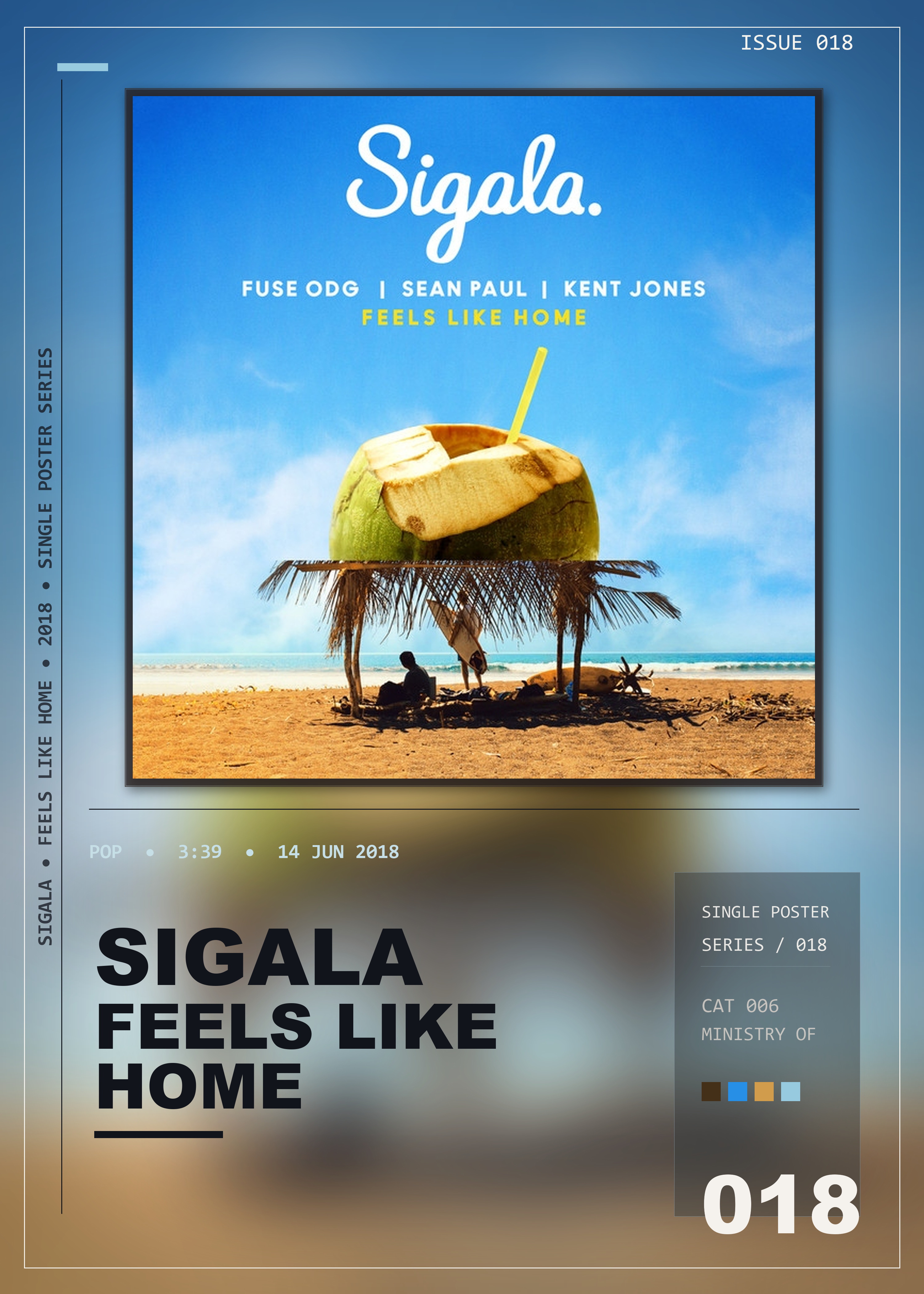 Music poster: Sigala - Feels Like Home