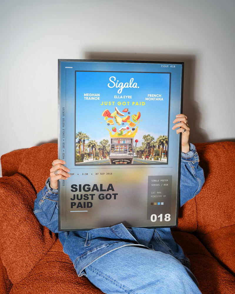 Music poster: Sigala - Just Got Paid