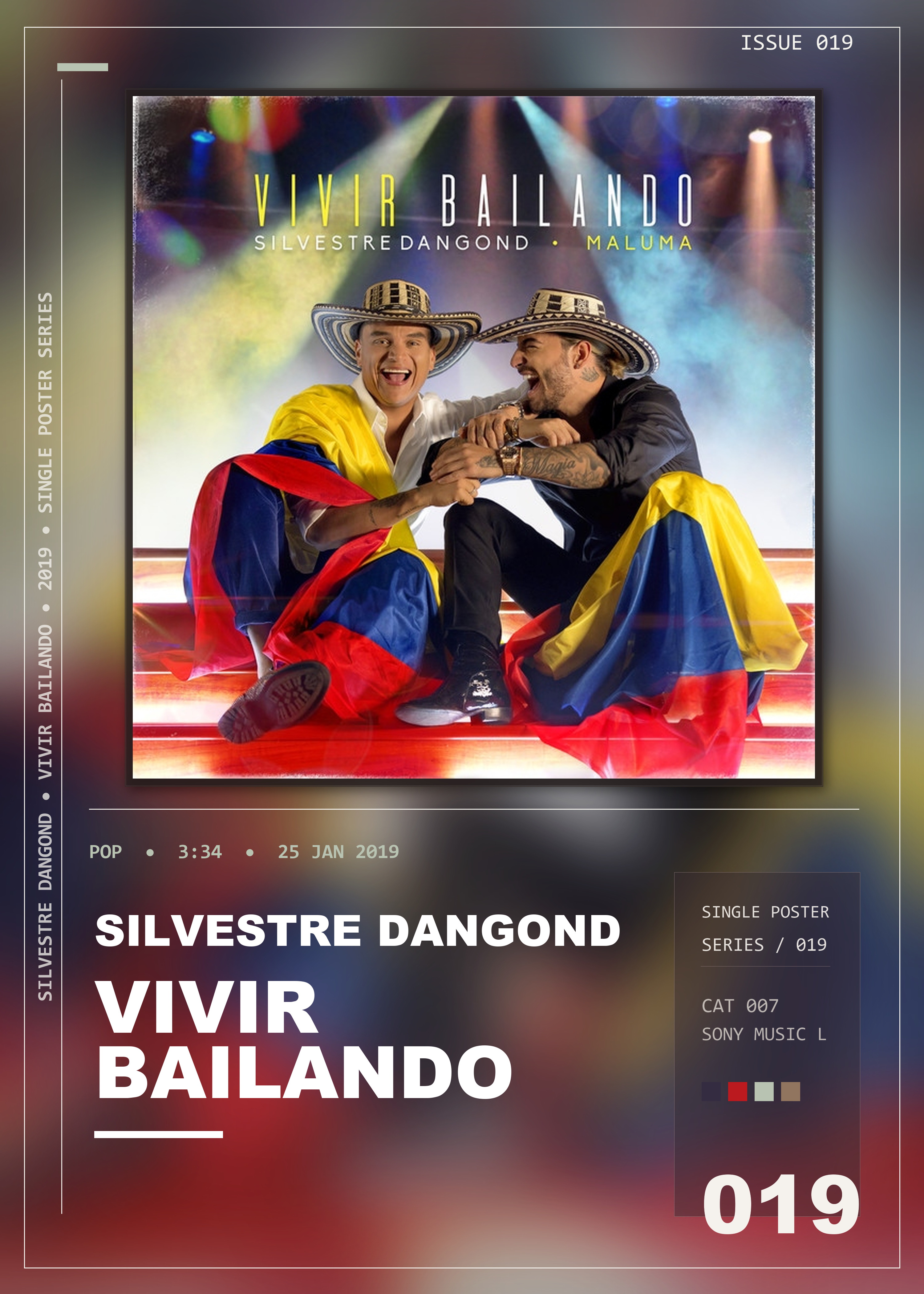 Music poster: Silvestre Dangond - Vivir Bailando