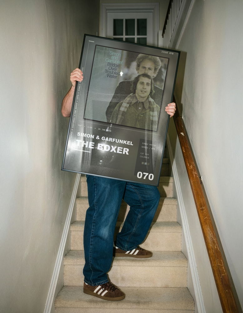 Music poster: Simon Garfunkel - The Boxer