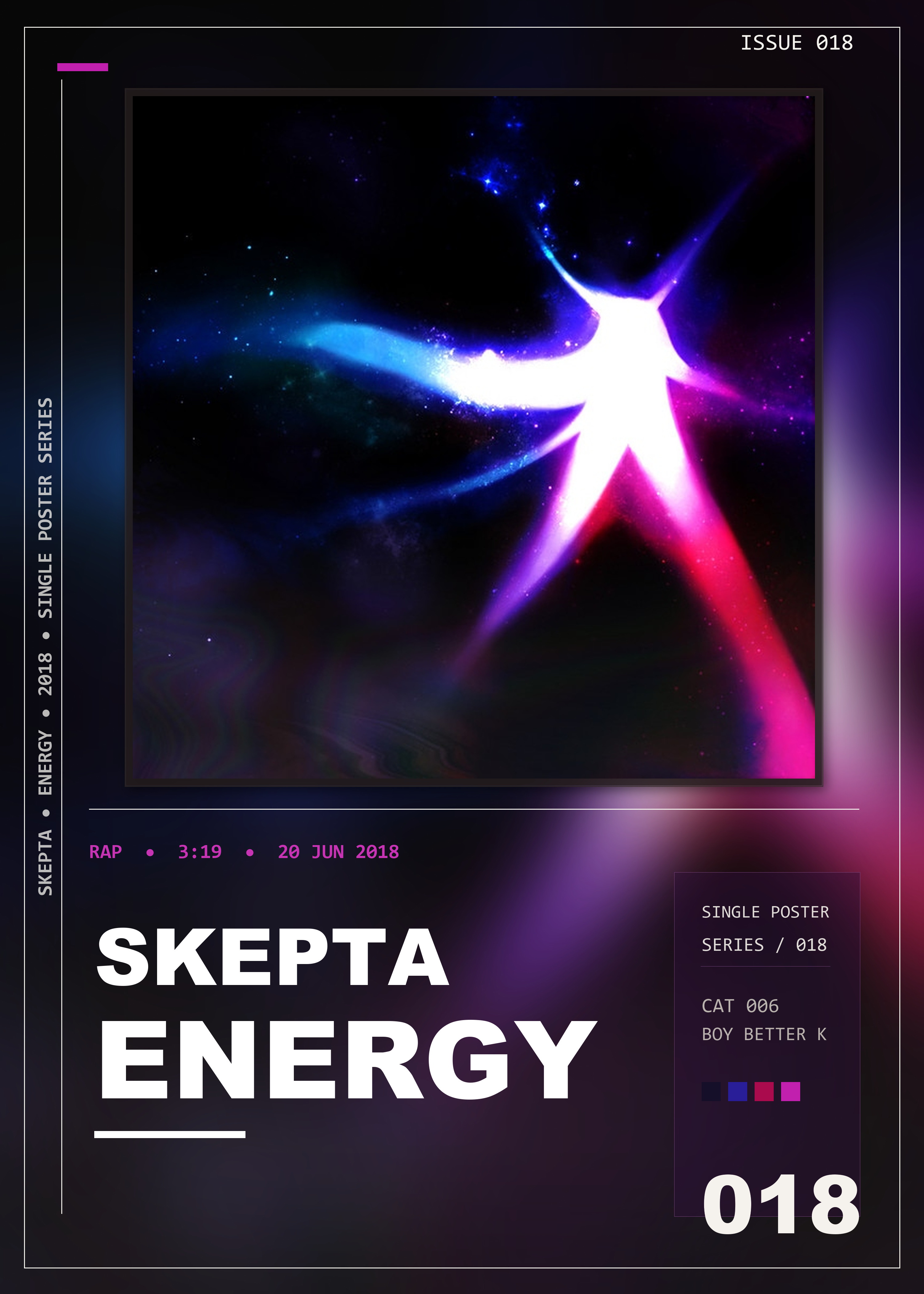 Music poster: Skepta - Energy Stay Far Away
