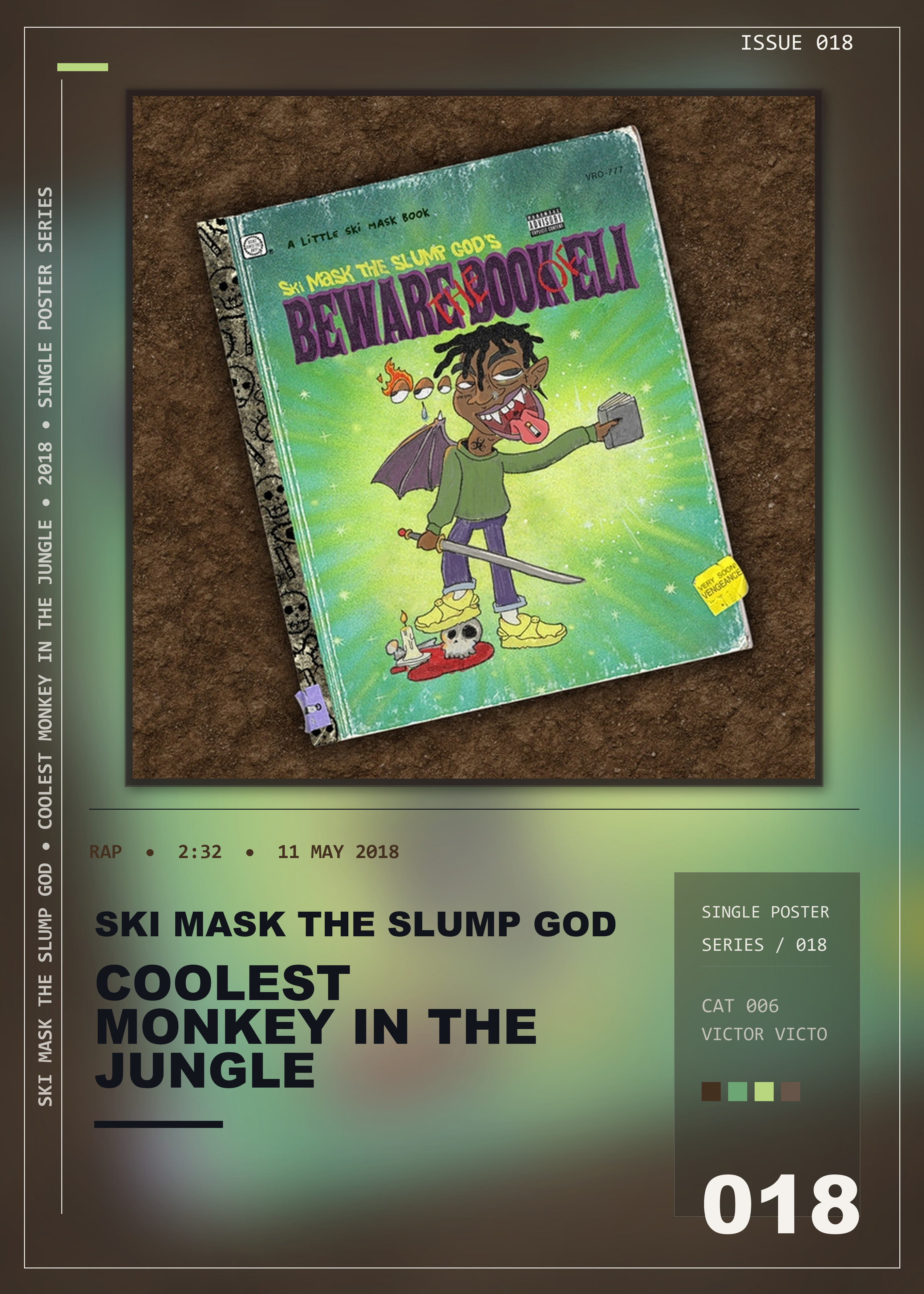 Music poster: Ski Mask The Slump God - COOLEST MONKEY IN THE JUNGLE
