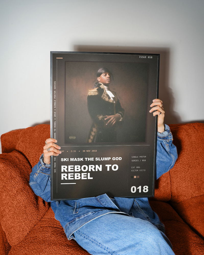 Music poster: Ski Mask The Slump God - Reborn To Rebel