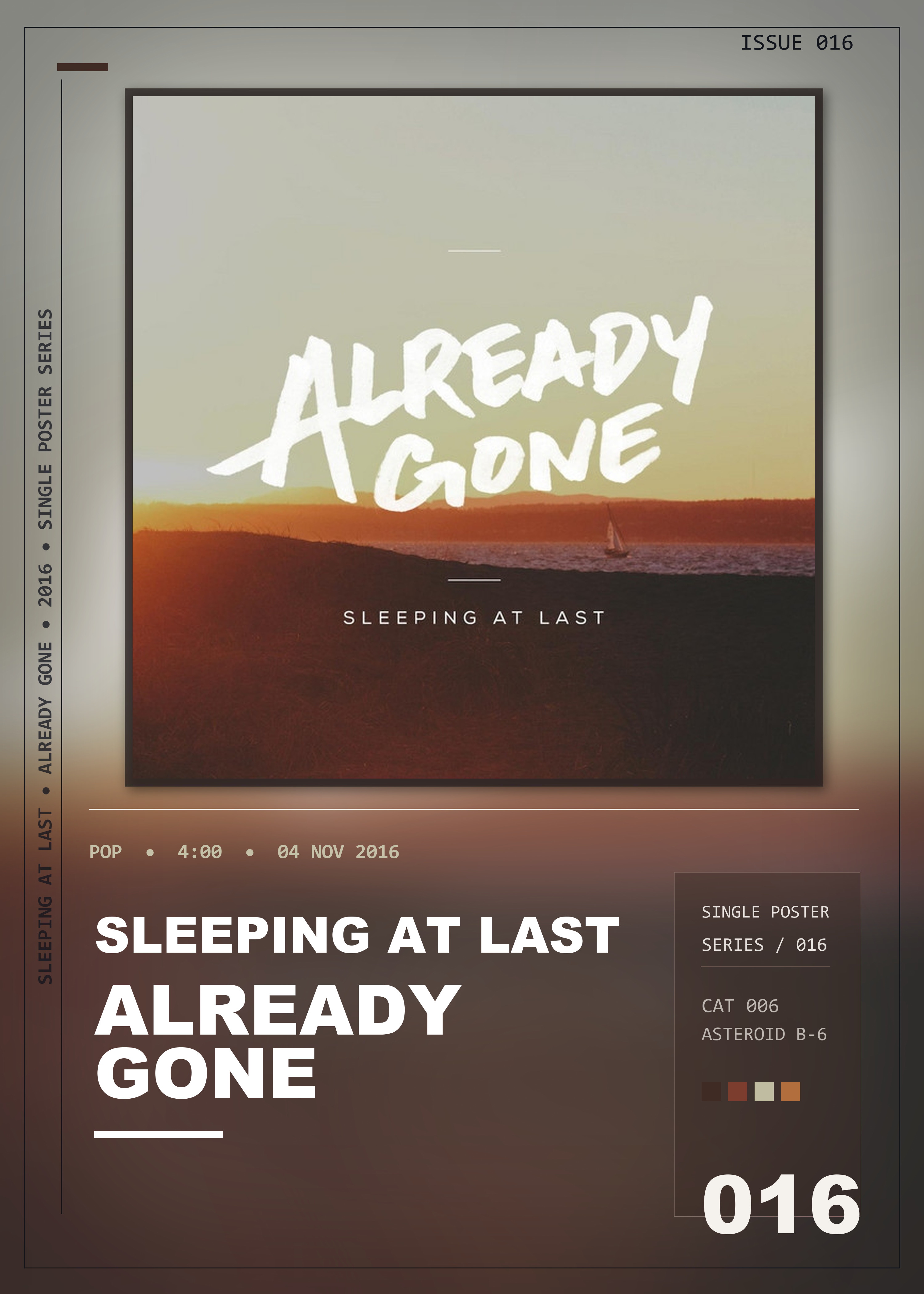 Music poster: Sleeping At Last - Already Gone